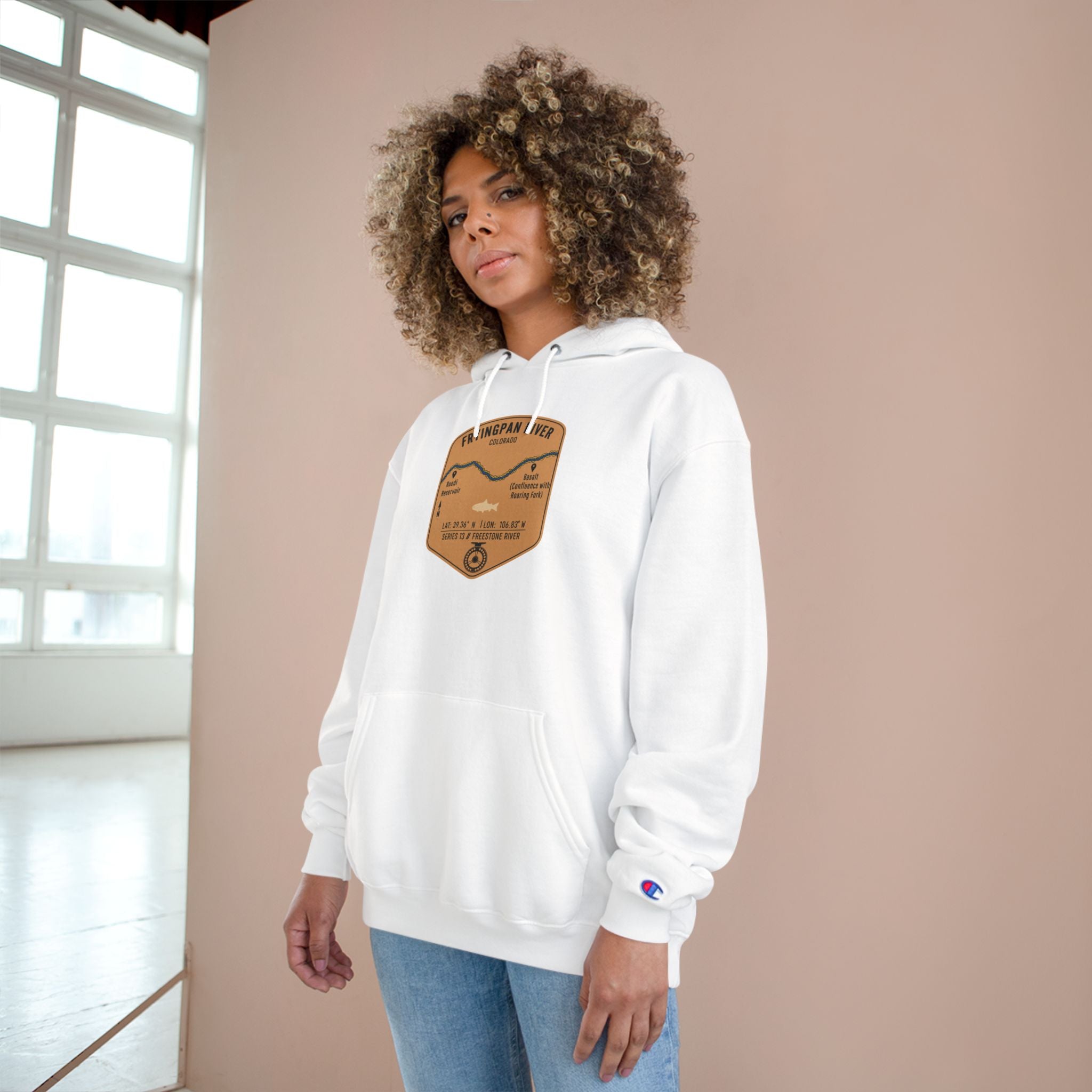 Fryingpan River Patch Graphic Hoodie | Outdoor Adventure