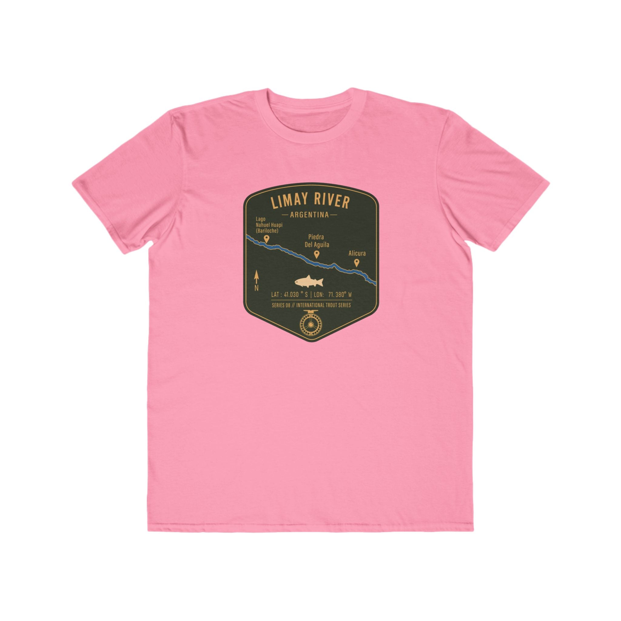 Global Series - Limay River Argentina Patch Tee | Trout Fly Rod Angler Shirt