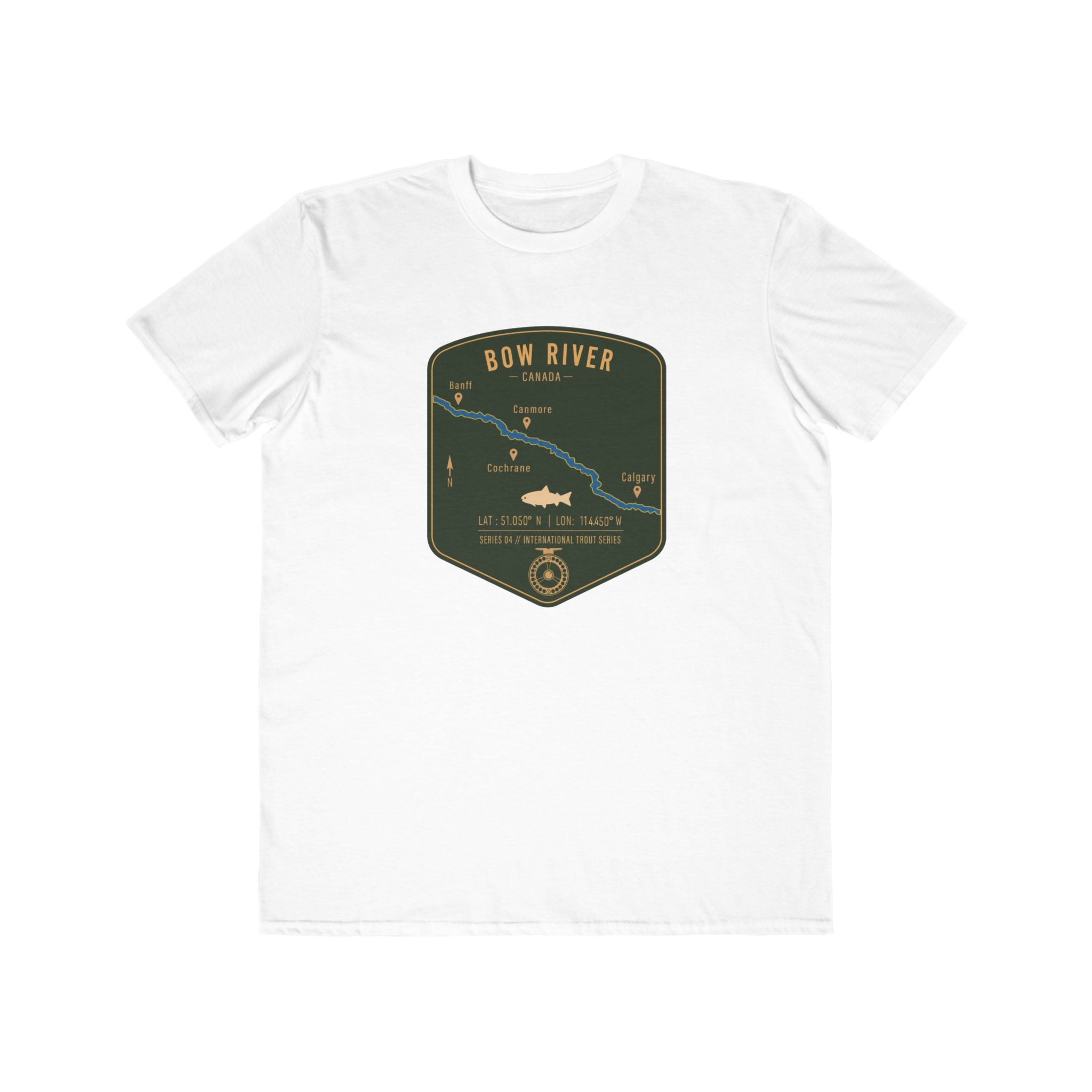 Global Series - Bow River Canada Patch Tee | Trout Fly Rod Angler Shirt