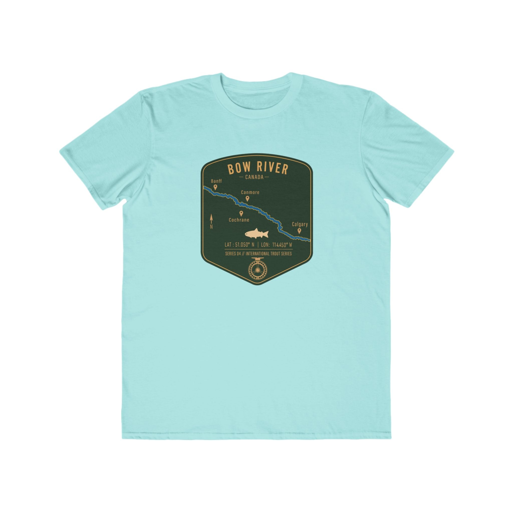 Global Series - Bow River Canada Patch Tee | Trout Fly Rod Angler Shirt