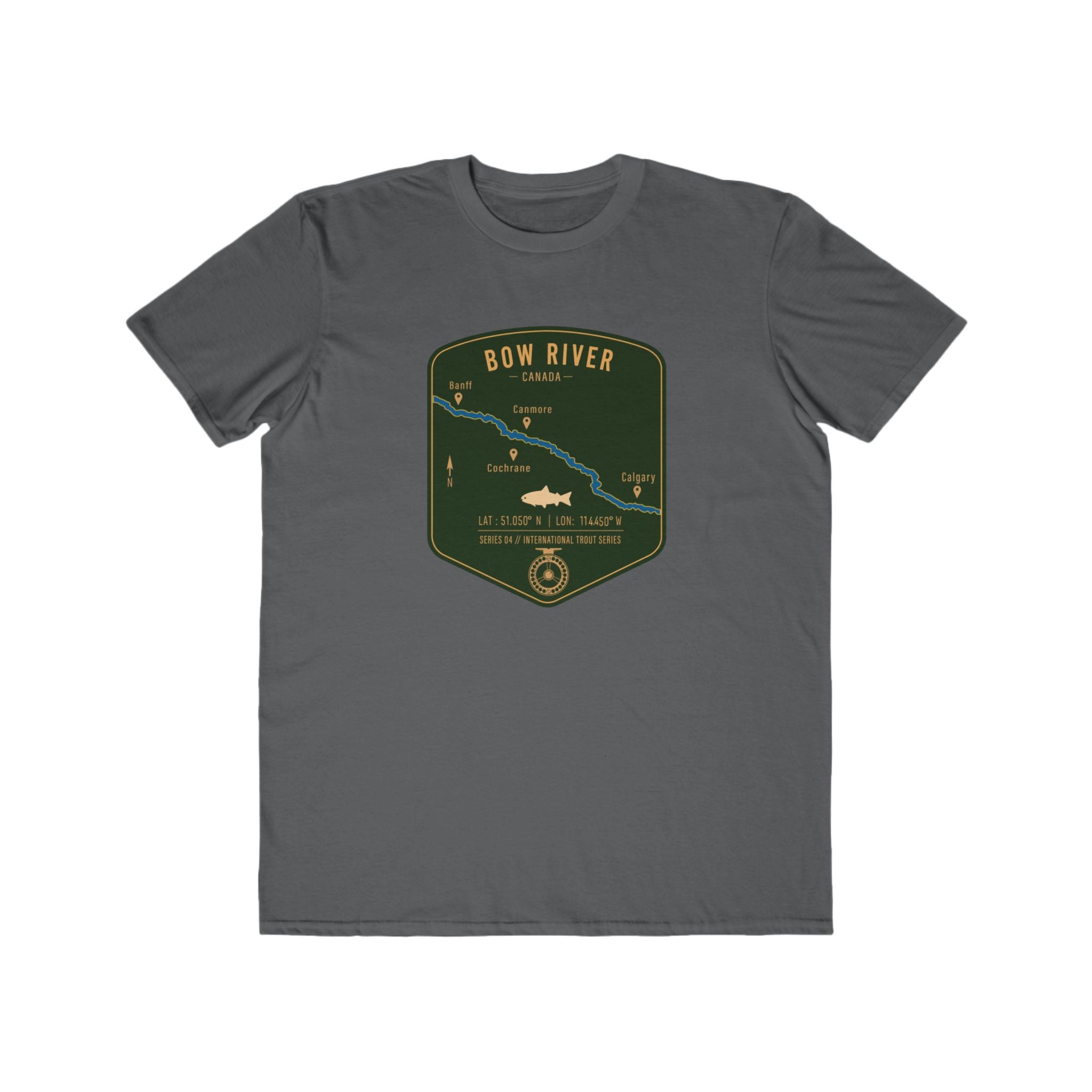 Global Series - Bow River Canada Patch Tee | Trout Fly Rod Angler Shirt