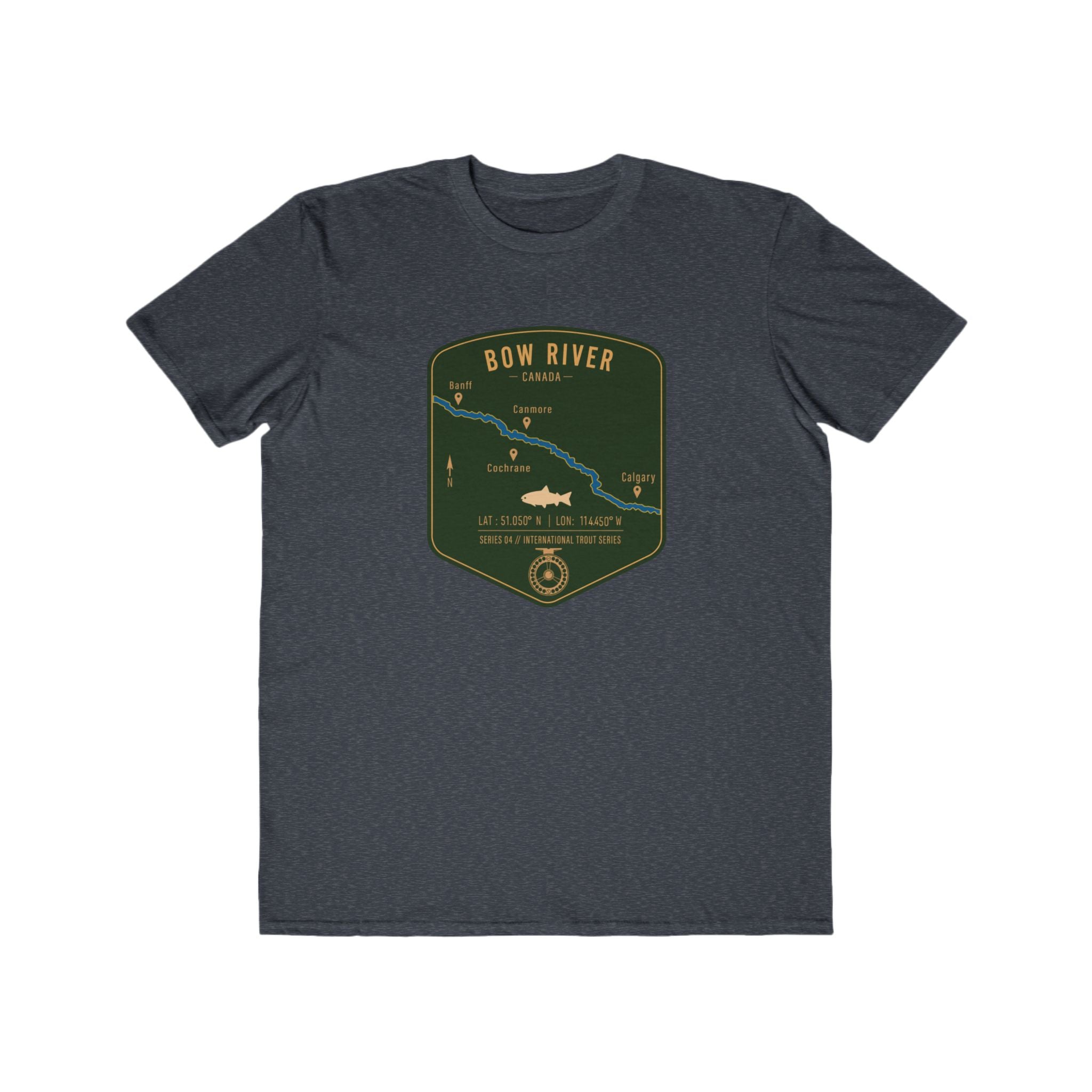 Global Series - Bow River Canada Patch Tee | Trout Fly Rod Angler Shirt