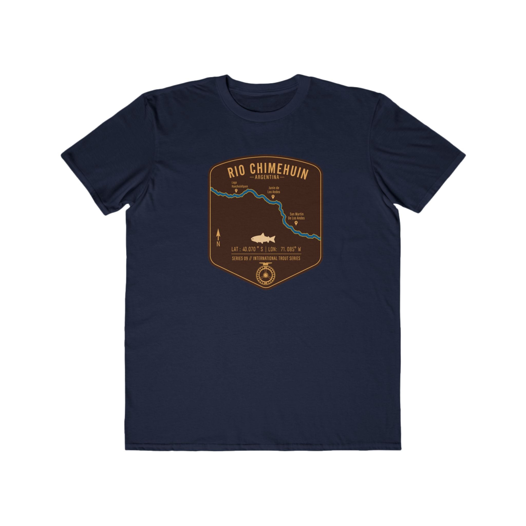 Global Series - Chimehuin River Argentina Patch Tee | Trout Fly Rod Angler Shirt