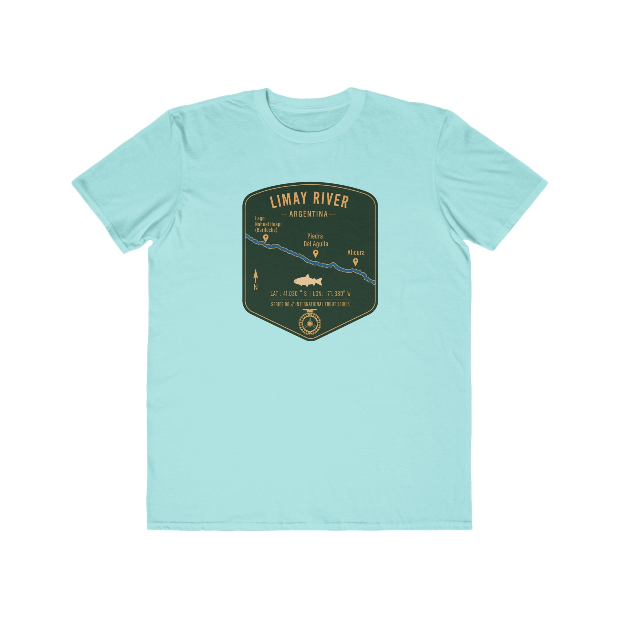 Global Series - Limay River Argentina Patch Tee | Trout Fly Rod Angler Shirt