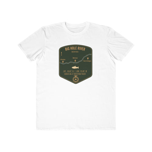 Big Hole River Fishing Patch Tee | Trout Fly Rod Angler Shirt