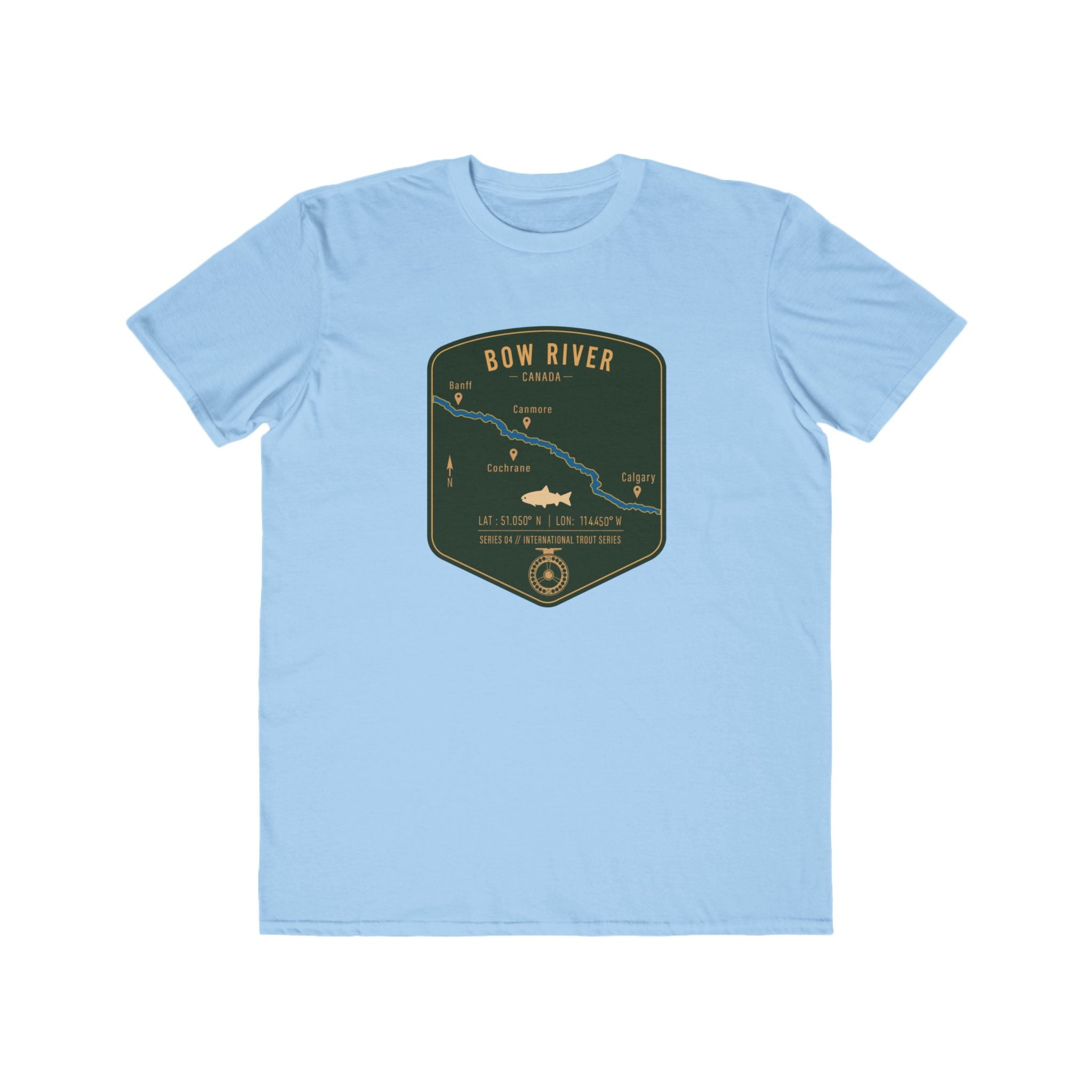 Global Series - Bow River Canada Patch Tee | Trout Fly Rod Angler Shirt