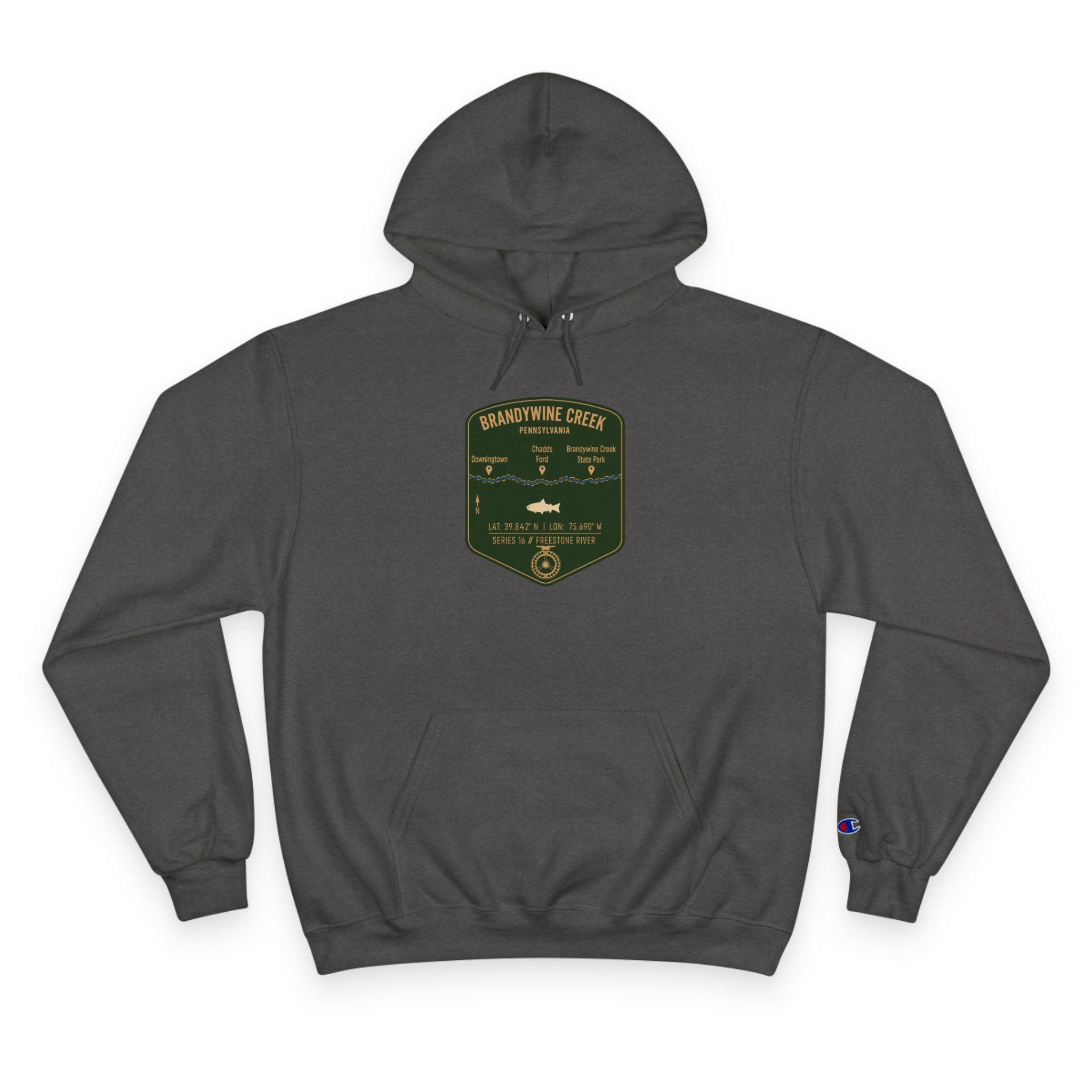 Brandywine Creek Patch Graphic Hoodie | Outdoor Adventure
