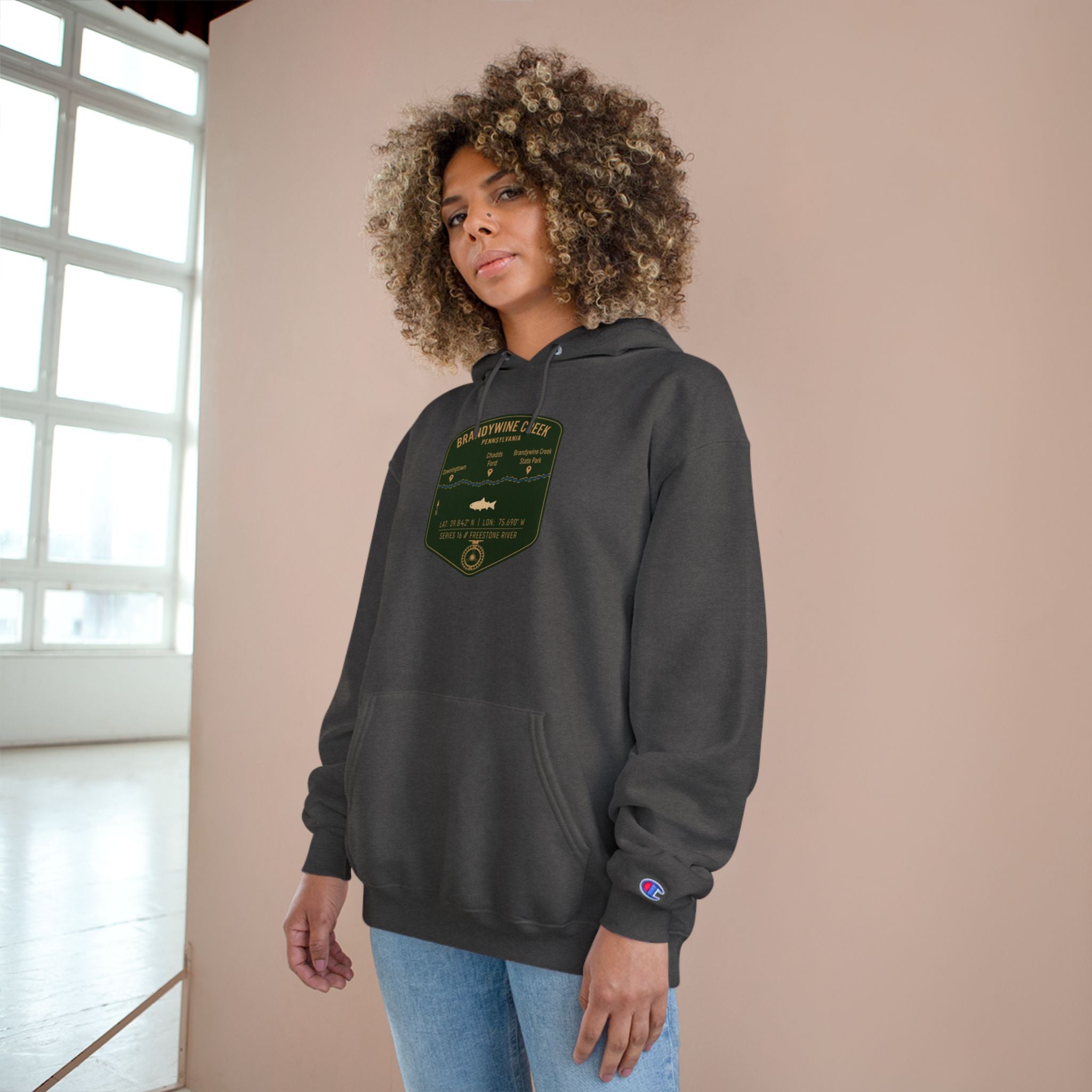 Brandywine Creek Patch Graphic Hoodie | Outdoor Adventure