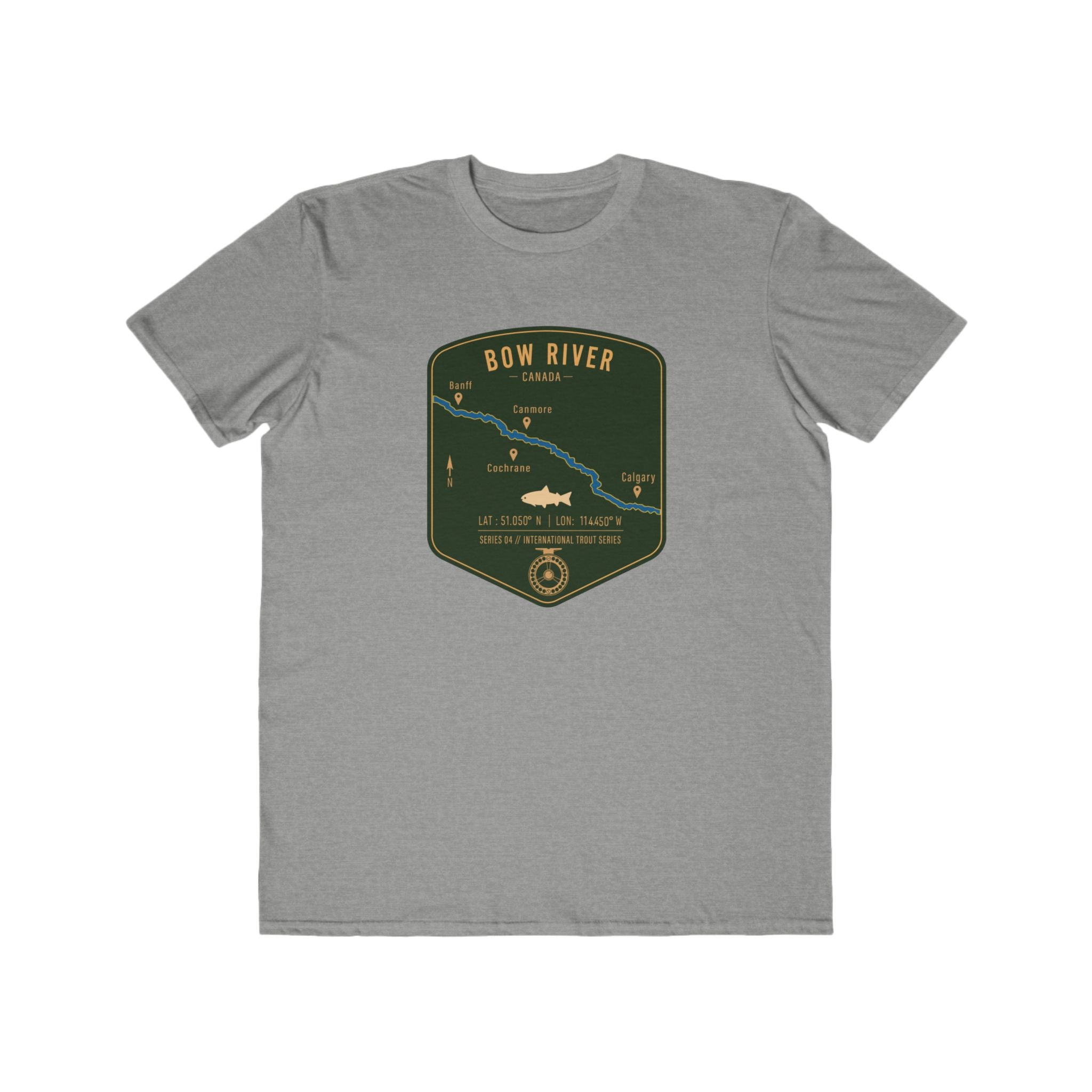 Global Series - Bow River Canada Patch Tee | Trout Fly Rod Angler Shirt