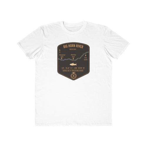 Big Horn River Fishing Patch Tee | Trout Fly Rod Angler Shirt