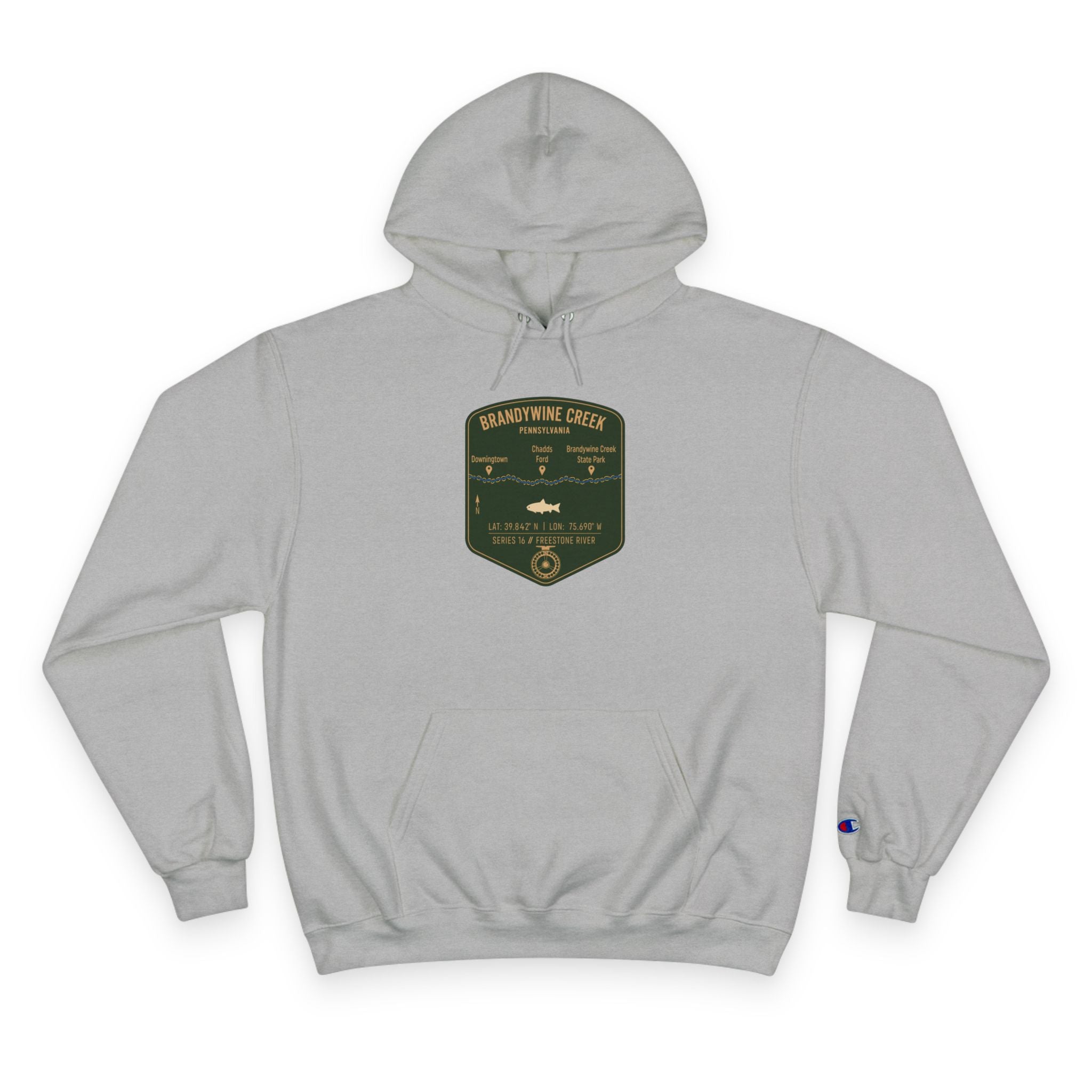 Brandywine Creek Patch Graphic Hoodie | Outdoor Adventure