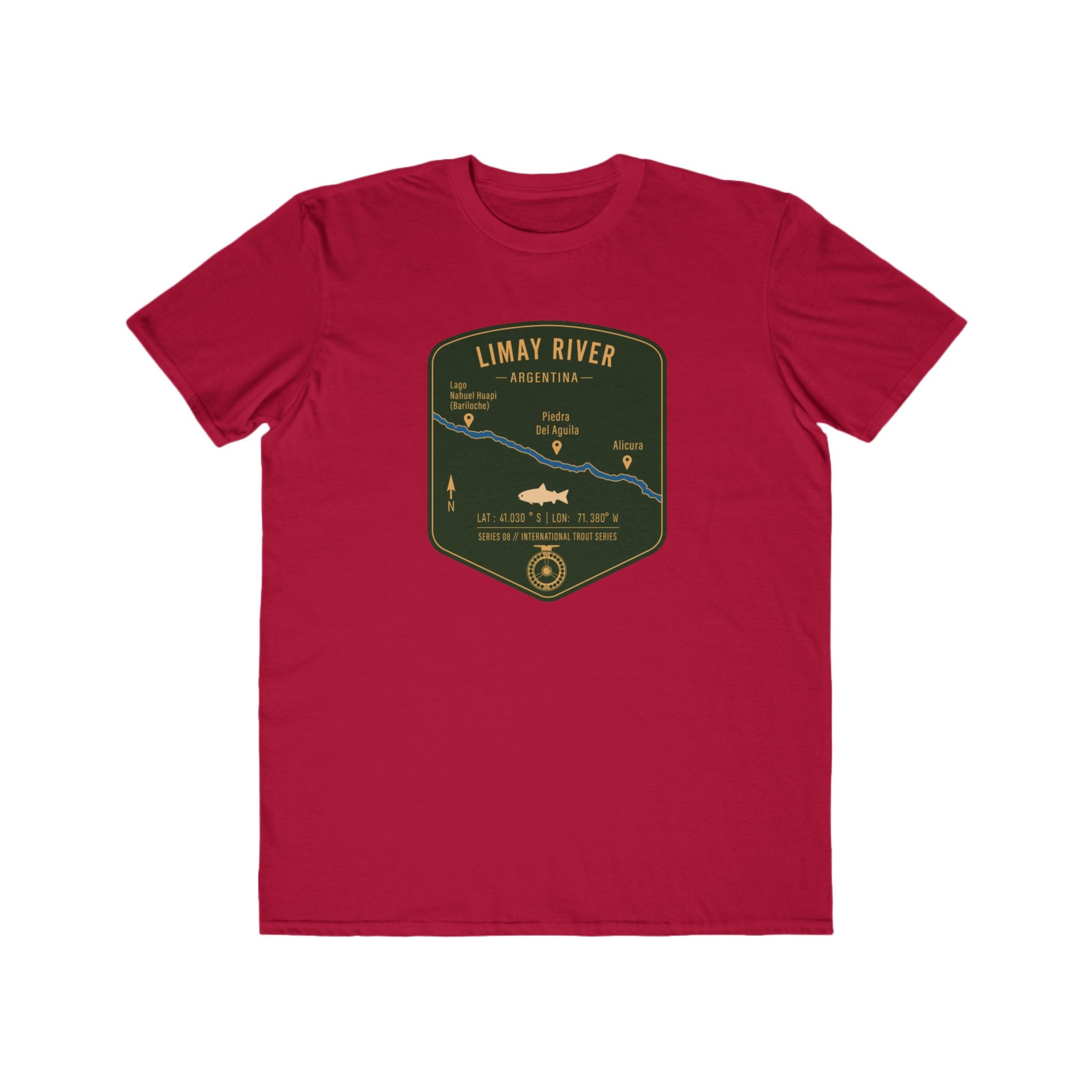 Global Series - Limay River Argentina Patch Tee | Trout Fly Rod Angler Shirt