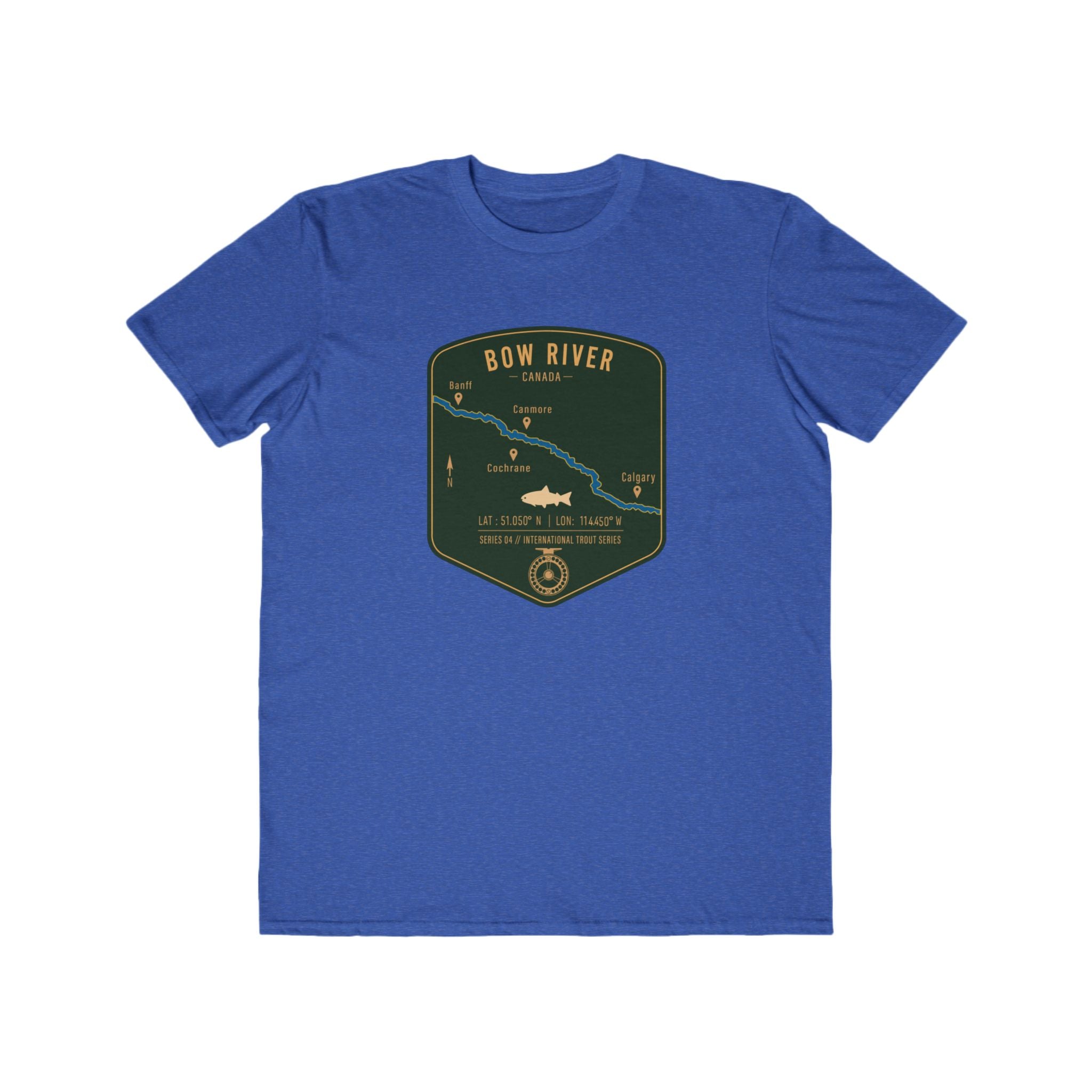 Global Series - Bow River Canada Patch Tee | Trout Fly Rod Angler Shirt