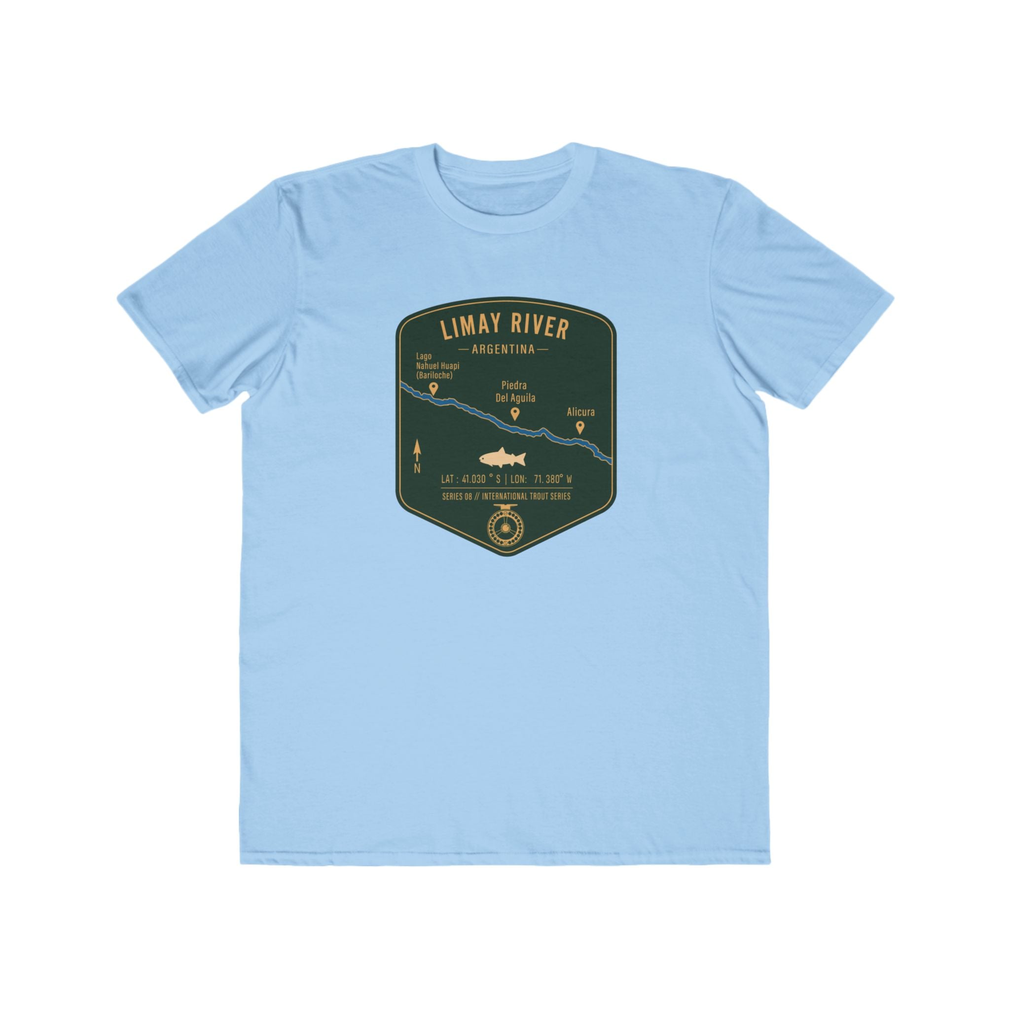 Global Series - Limay River Argentina Patch Tee | Trout Fly Rod Angler Shirt