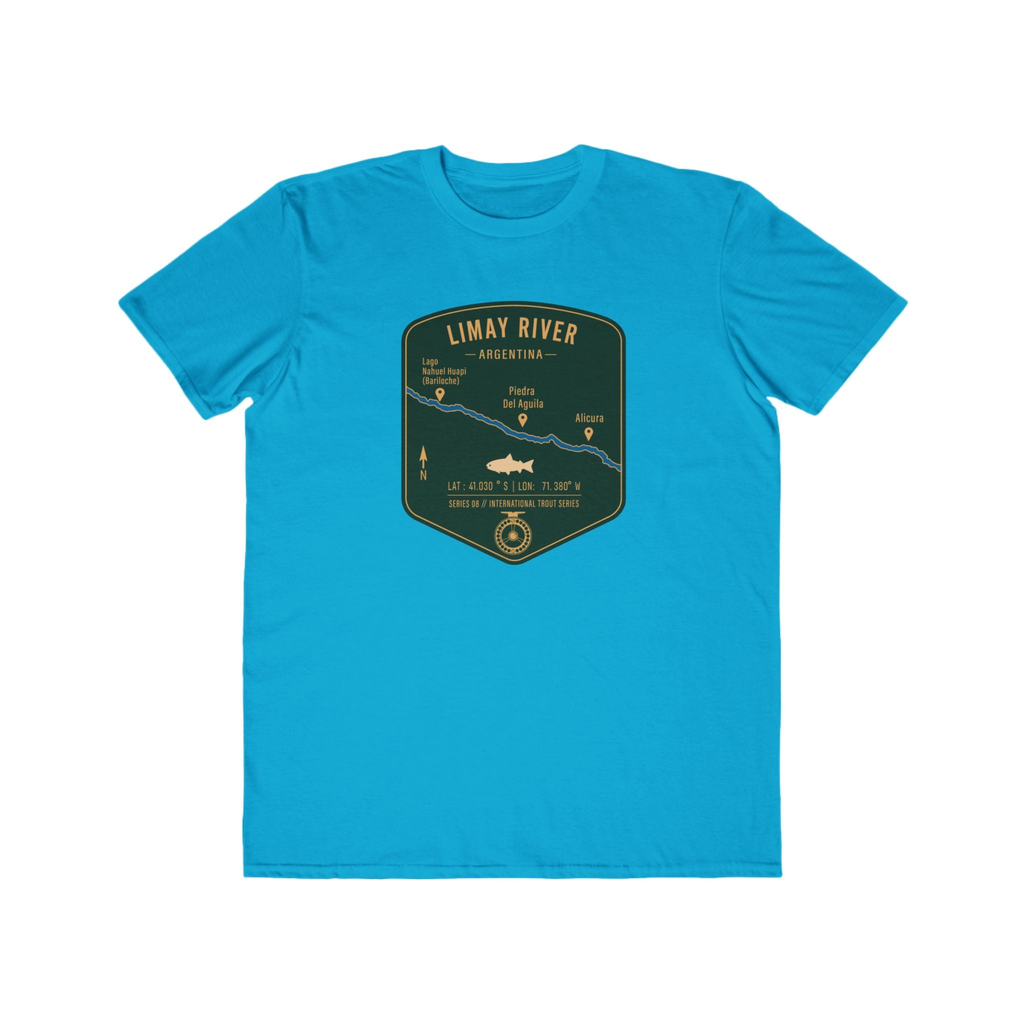 Global Series - Limay River Argentina Patch Tee | Trout Fly Rod Angler Shirt
