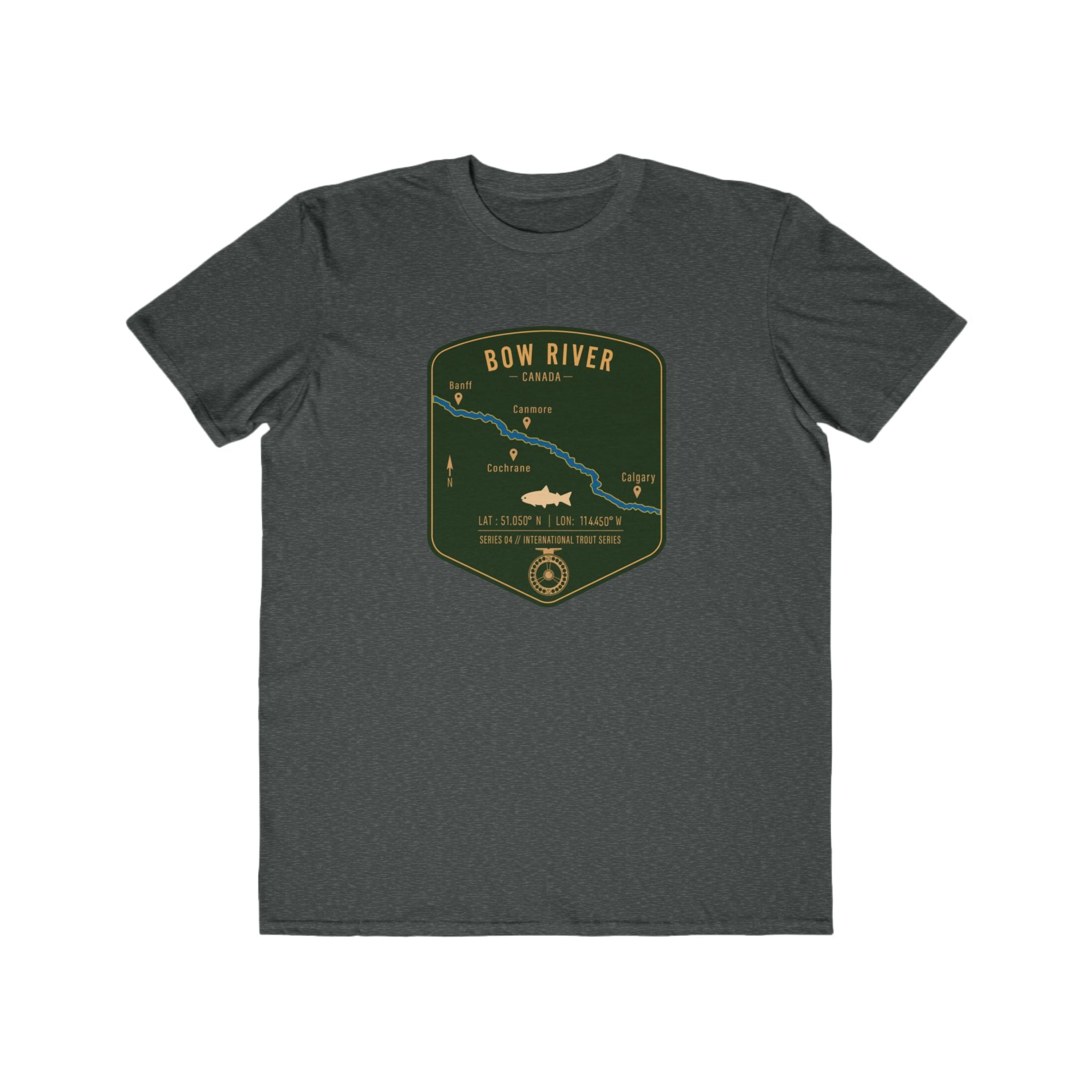 Global Series - Bow River Canada Patch Tee | Trout Fly Rod Angler Shirt