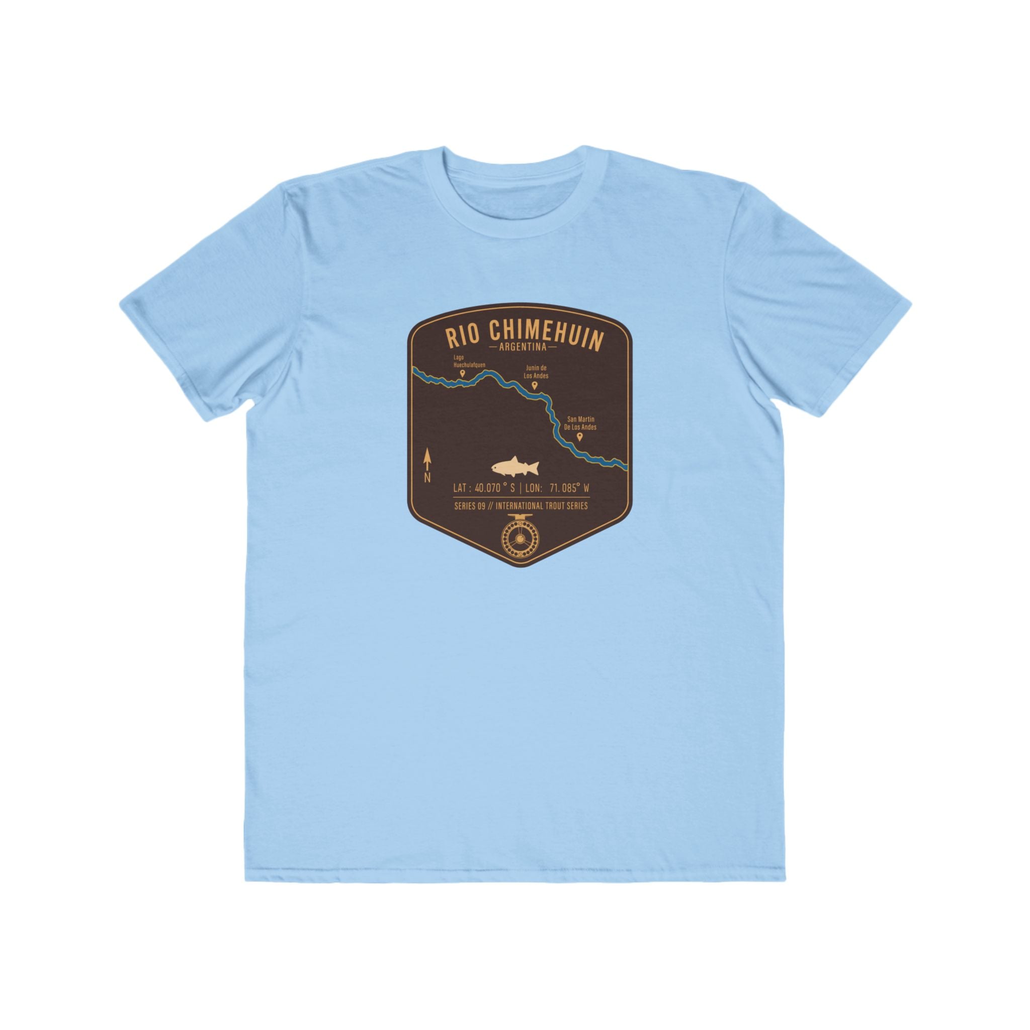 Global Series - Chimehuin River Argentina Patch Tee | Trout Fly Rod Angler Shirt