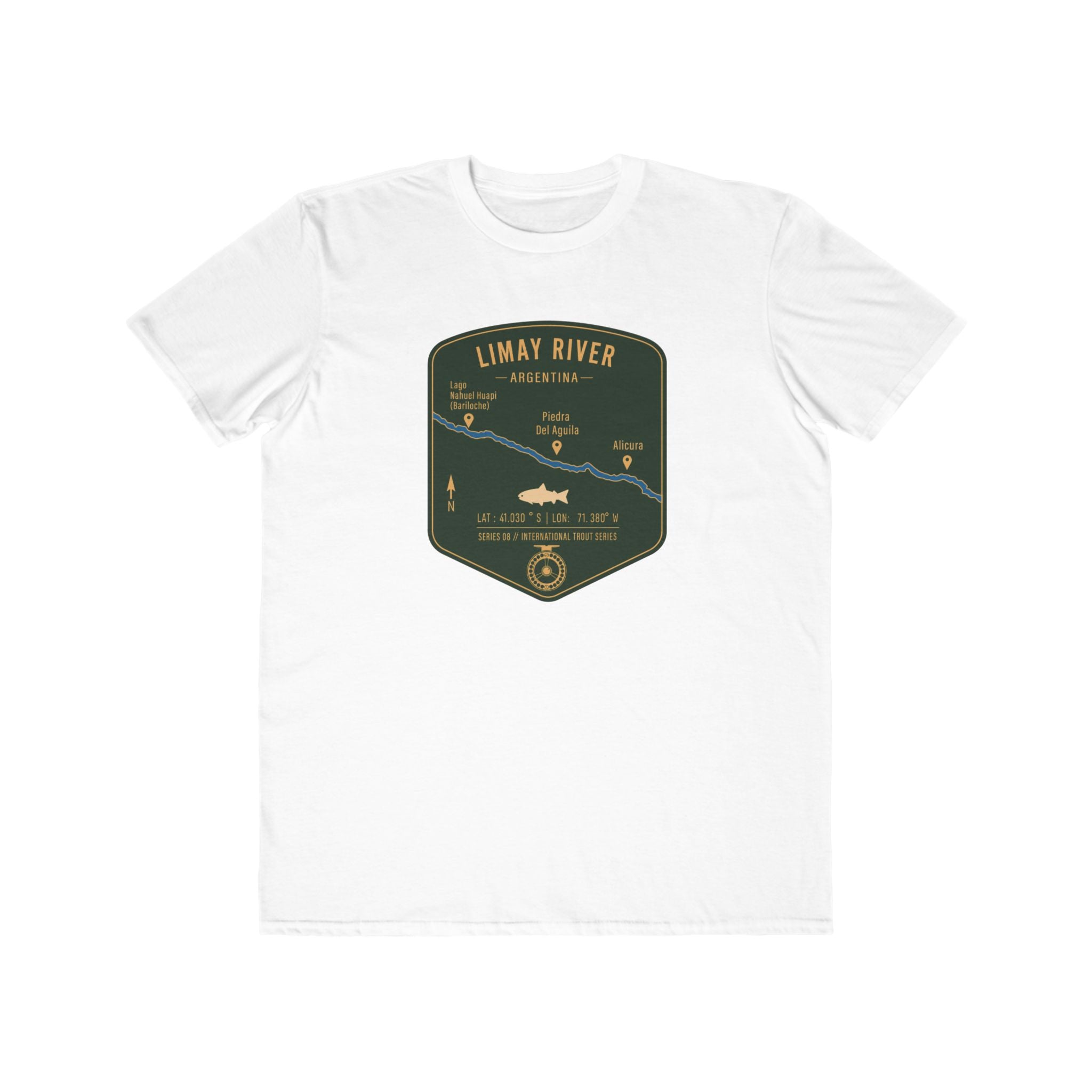 Global Series - Limay River Argentina Patch Tee | Trout Fly Rod Angler Shirt