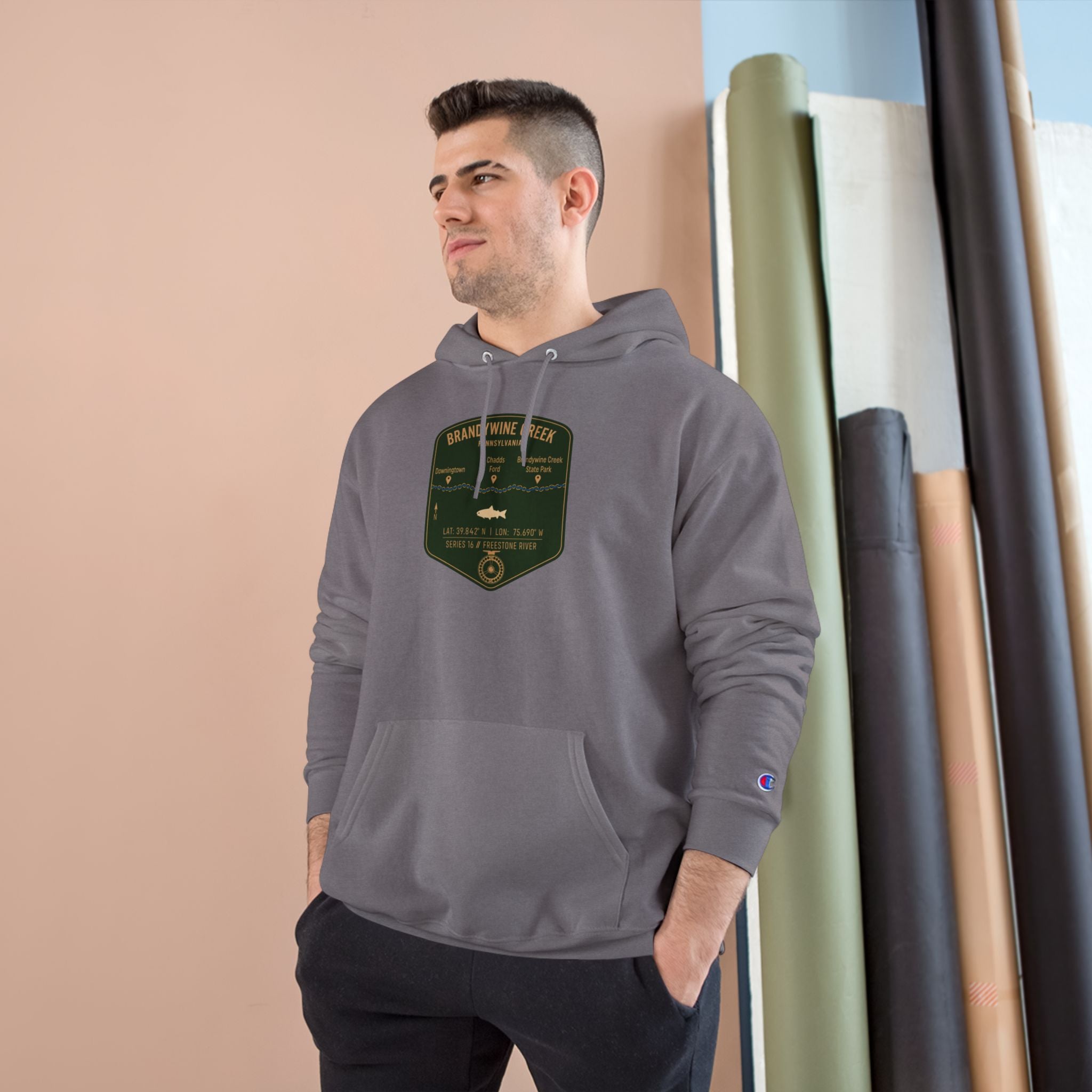 Brandywine Creek Patch Graphic Hoodie | Outdoor Adventure