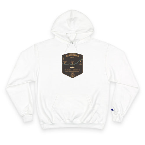 Big Horn River Patch Graphic Hoodie | Outdoor Adventure