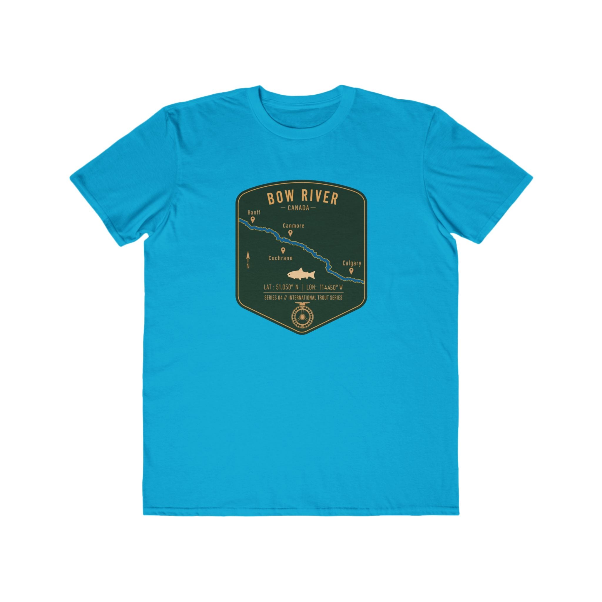 Global Series - Bow River Canada Patch Tee | Trout Fly Rod Angler Shirt