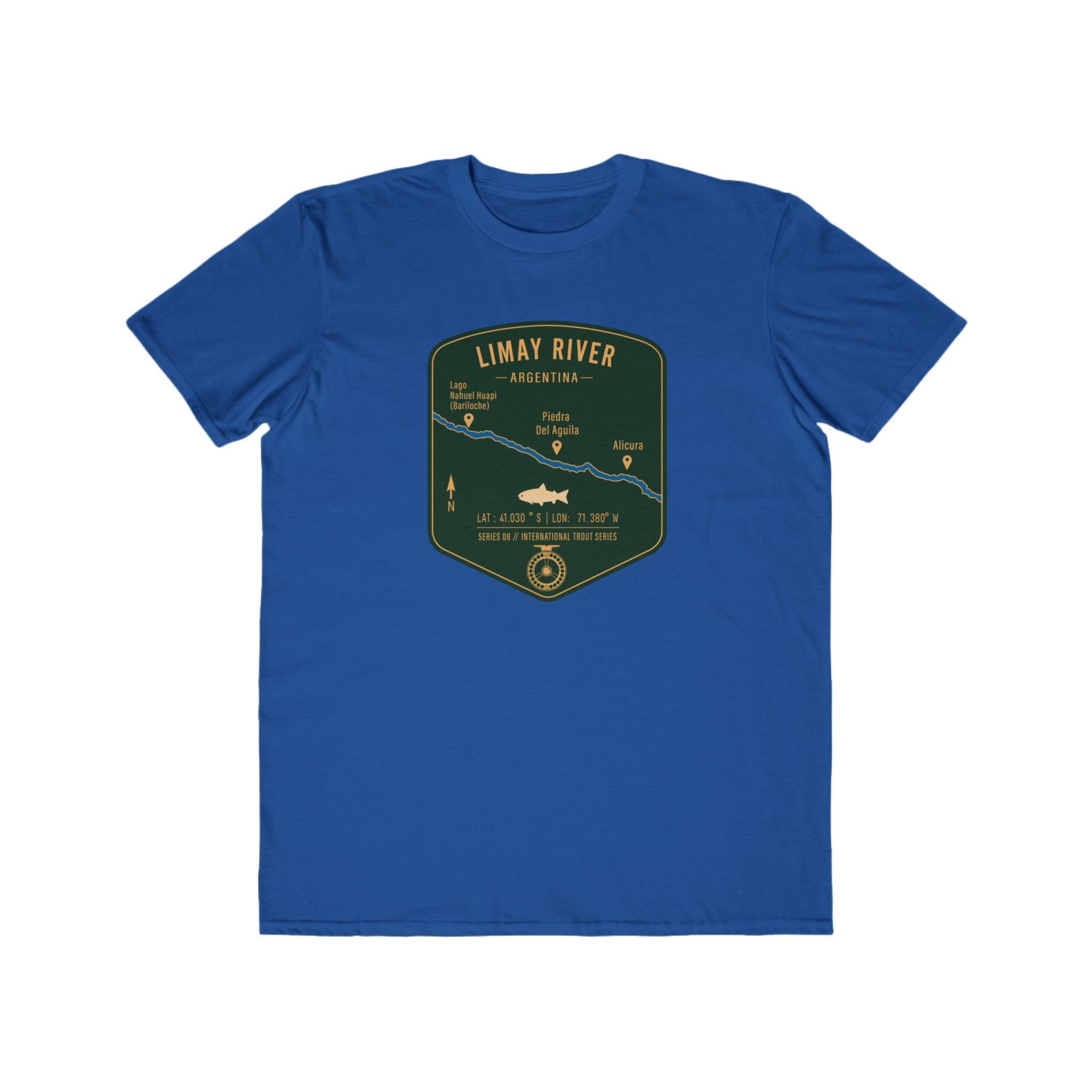 Global Series - Limay River Argentina Patch Tee | Trout Fly Rod Angler Shirt