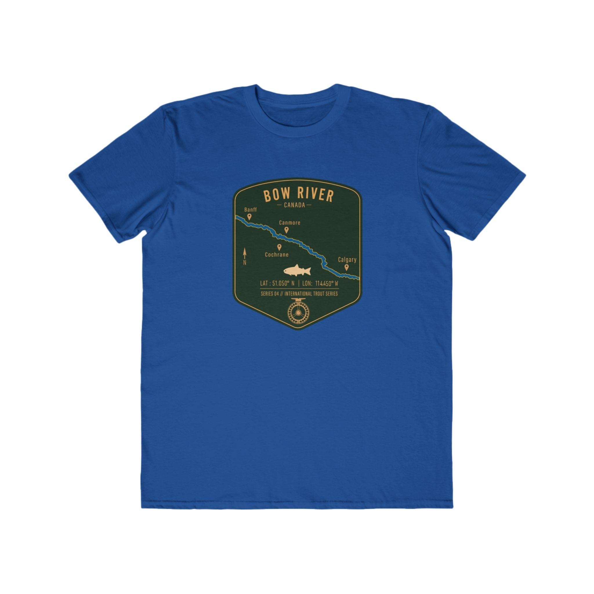 Global Series - Bow River Canada Patch Tee | Trout Fly Rod Angler Shirt