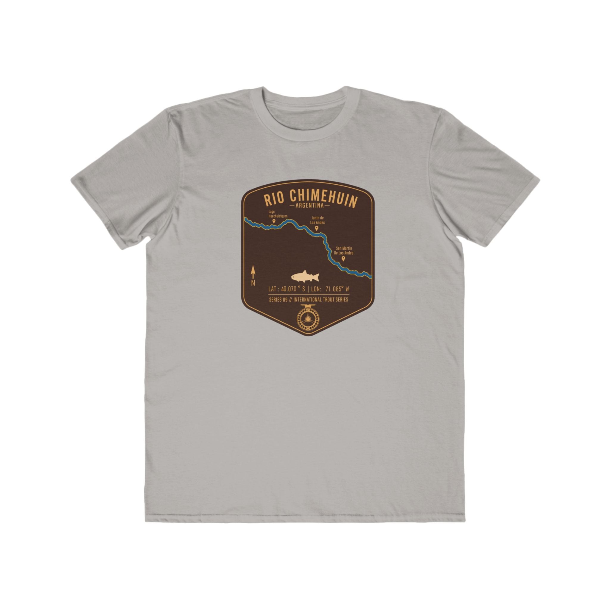 Global Series - Chimehuin River Argentina Patch Tee | Trout Fly Rod Angler Shirt