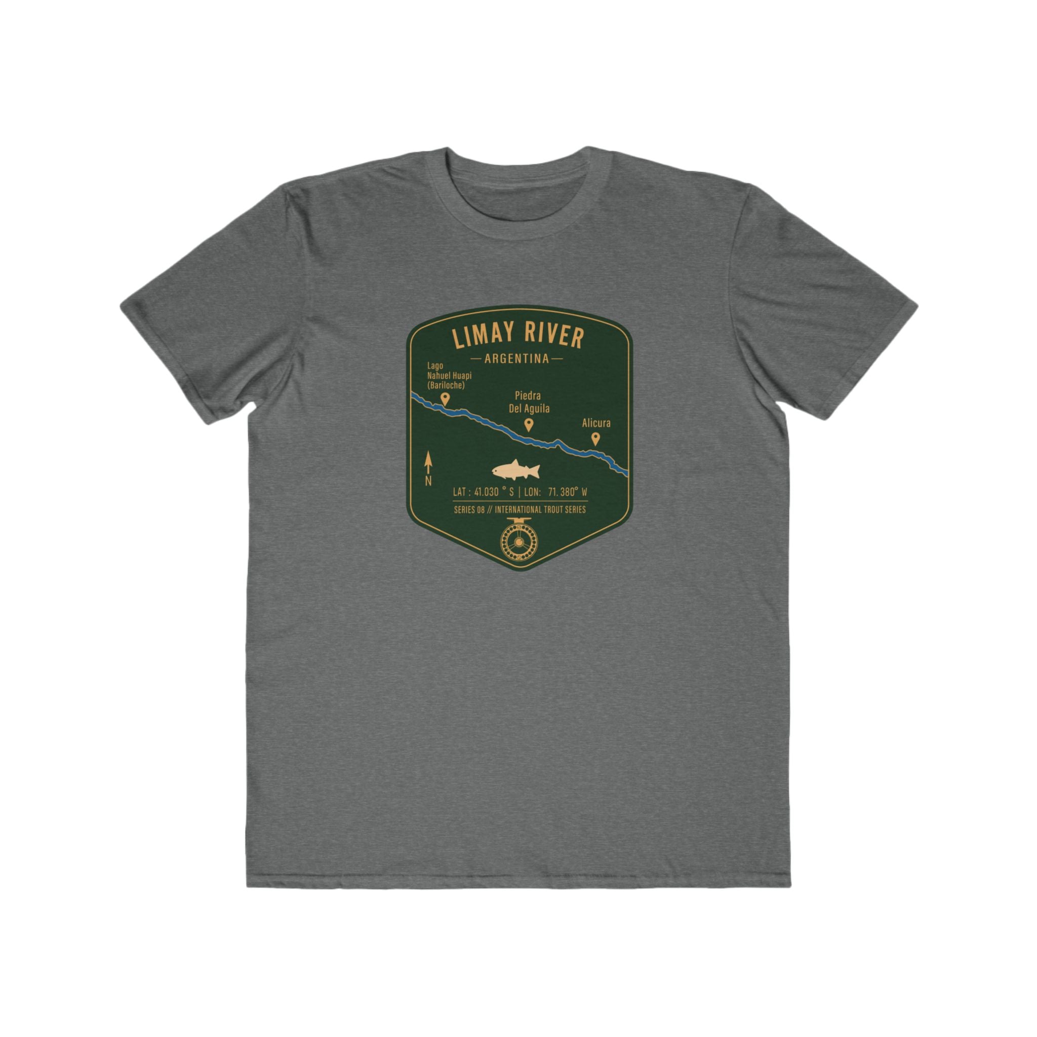 Global Series - Limay River Argentina Patch Tee | Trout Fly Rod Angler Shirt