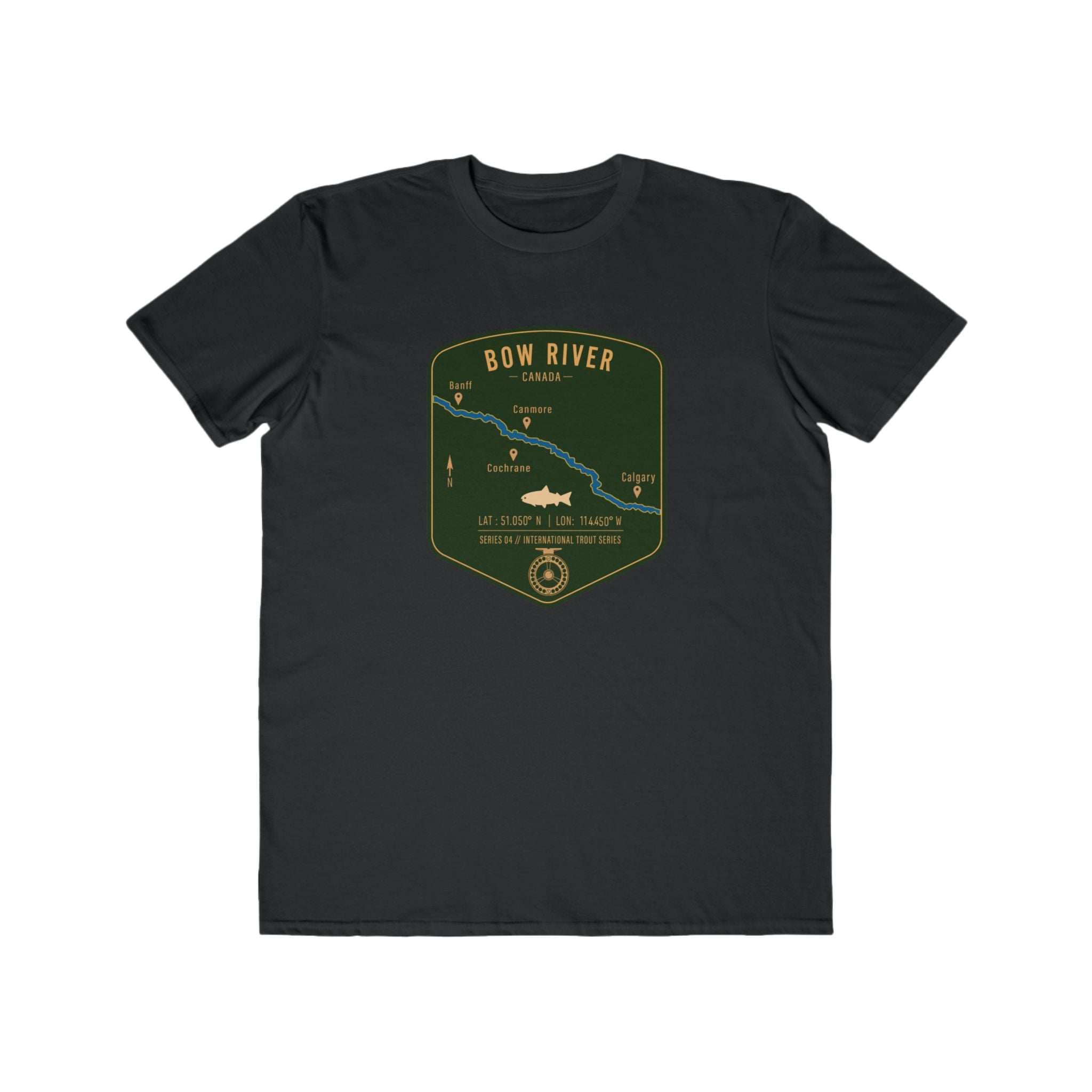 Global Series - Bow River Canada Patch Tee | Trout Fly Rod Angler Shirt