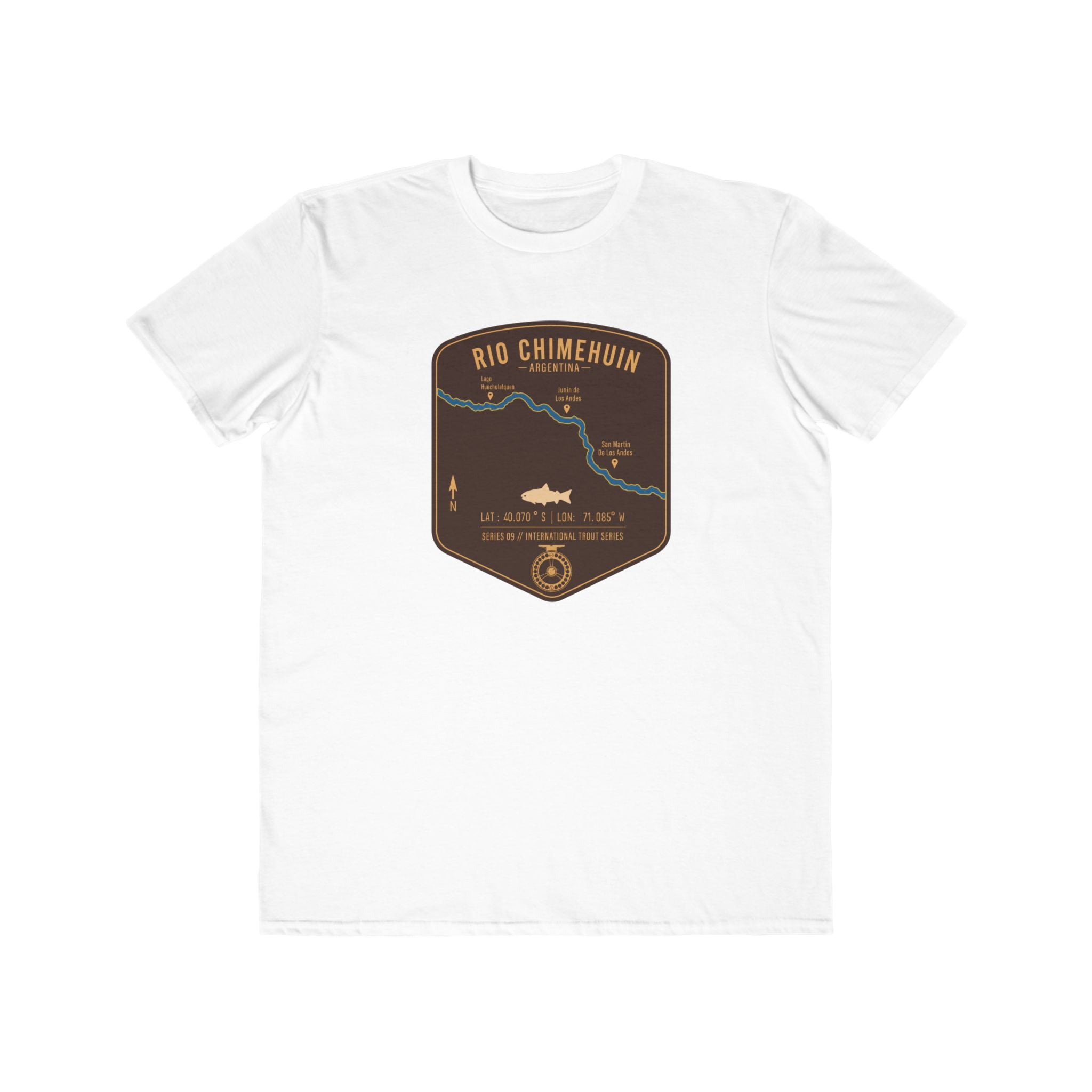 Global Series - Chimehuin River Argentina Patch Tee | Trout Fly Rod Angler Shirt