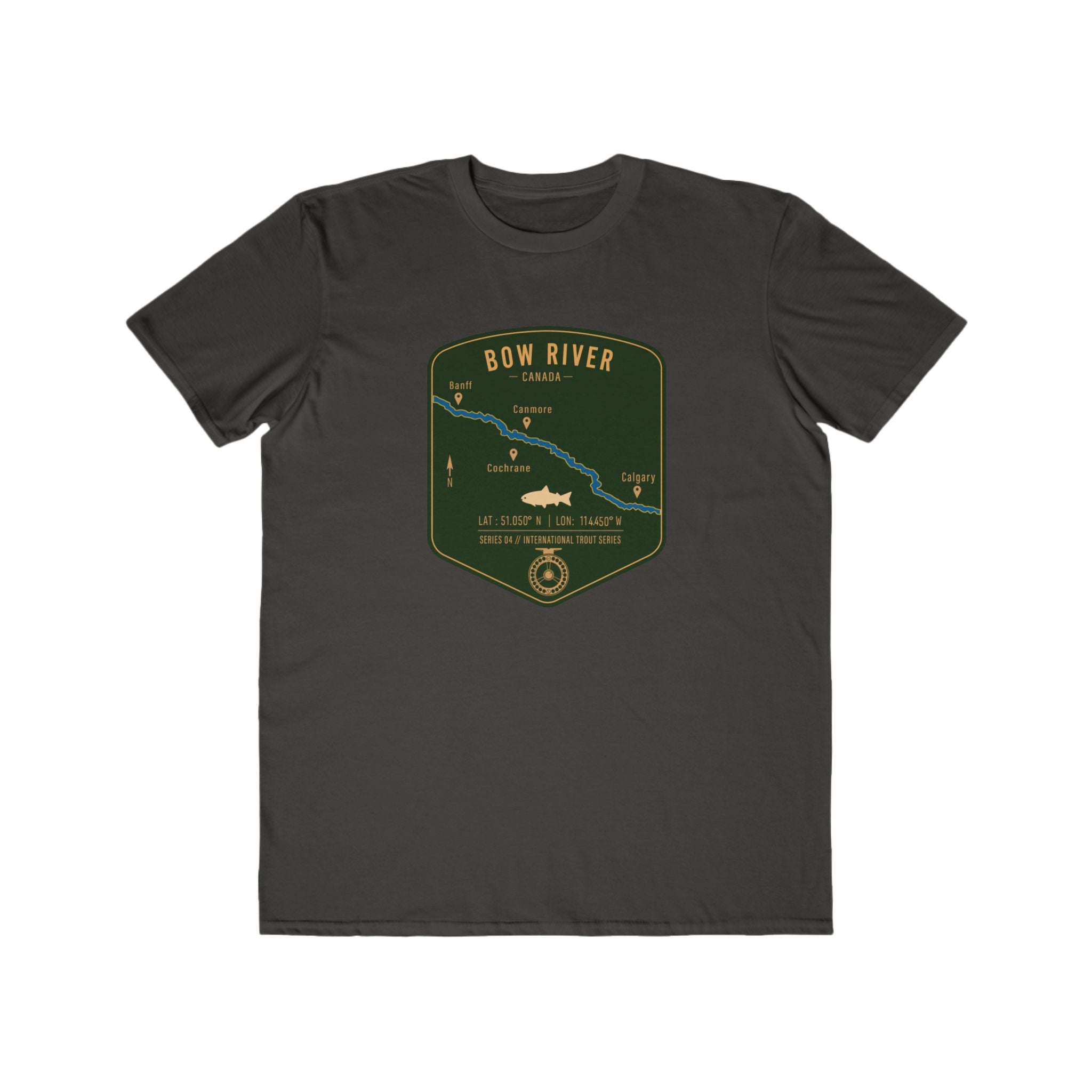 Global Series - Bow River Canada Patch Tee | Trout Fly Rod Angler Shirt