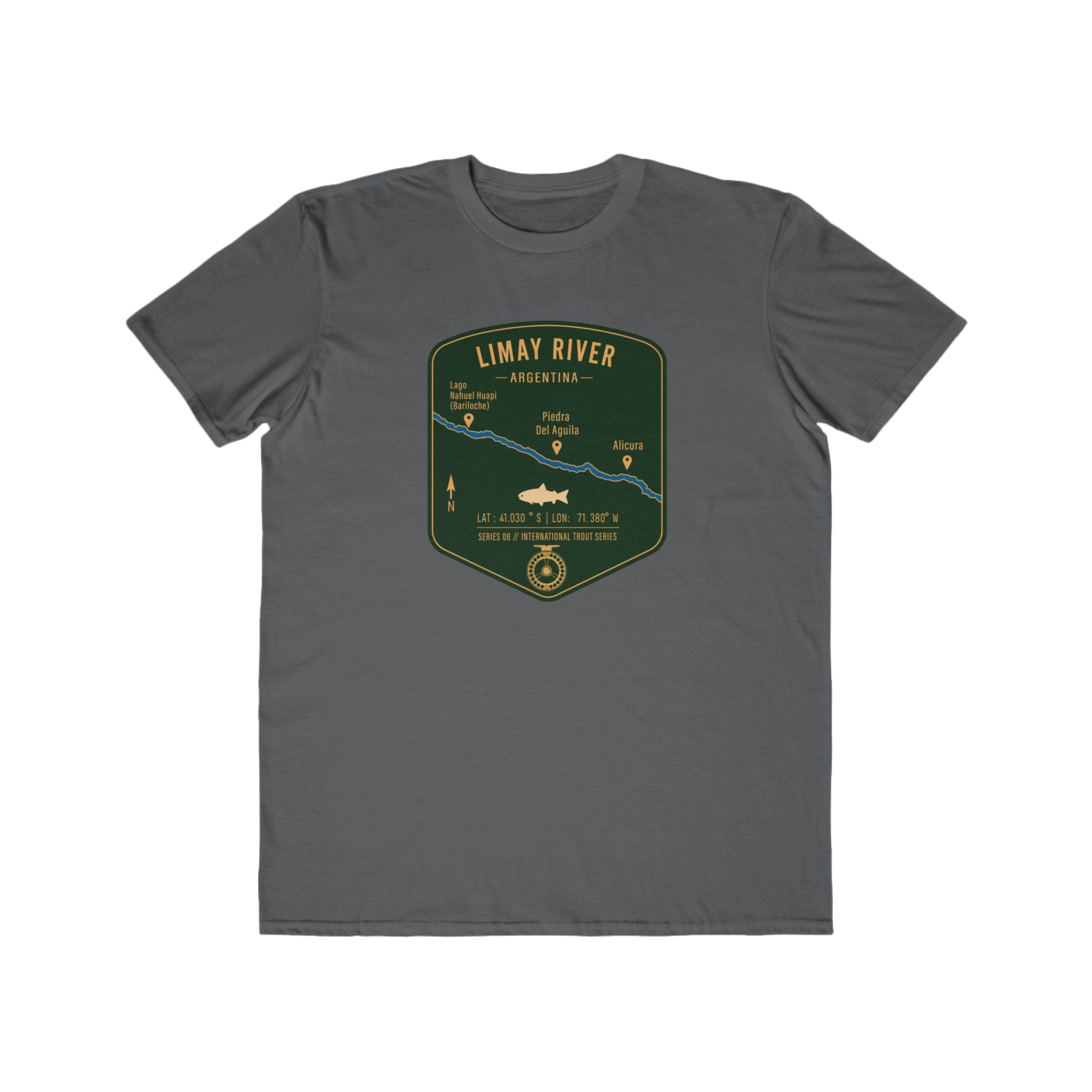 Global Series - Limay River Argentina Patch Tee | Trout Fly Rod Angler Shirt