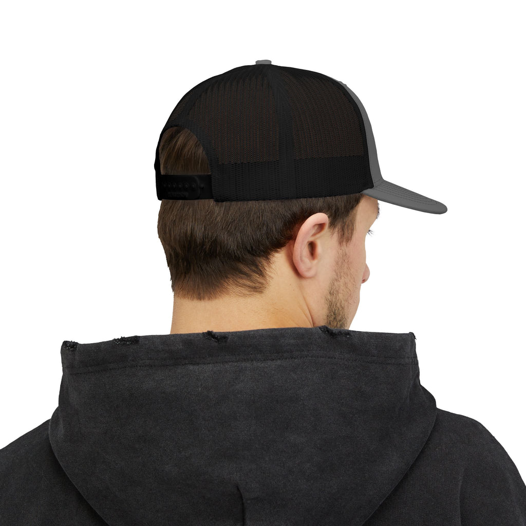 Deschutes River fishing patch Snapback Cap | trout, fly fishing design