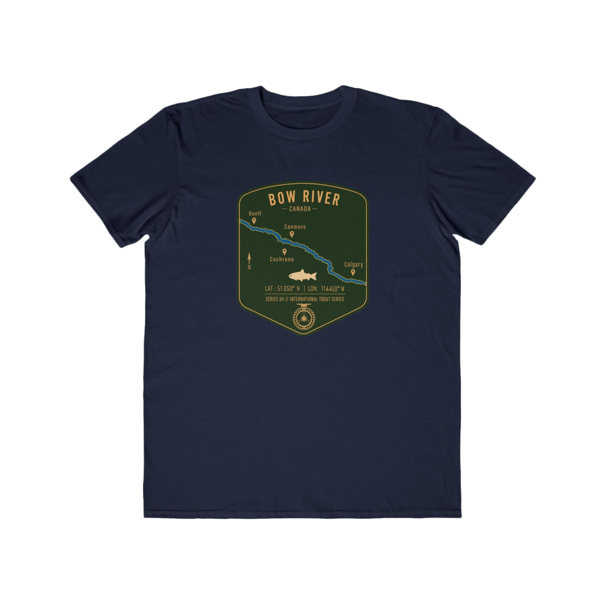 Global Series - Bow River Canada Patch Tee | Trout Fly Rod Angler Shirt
