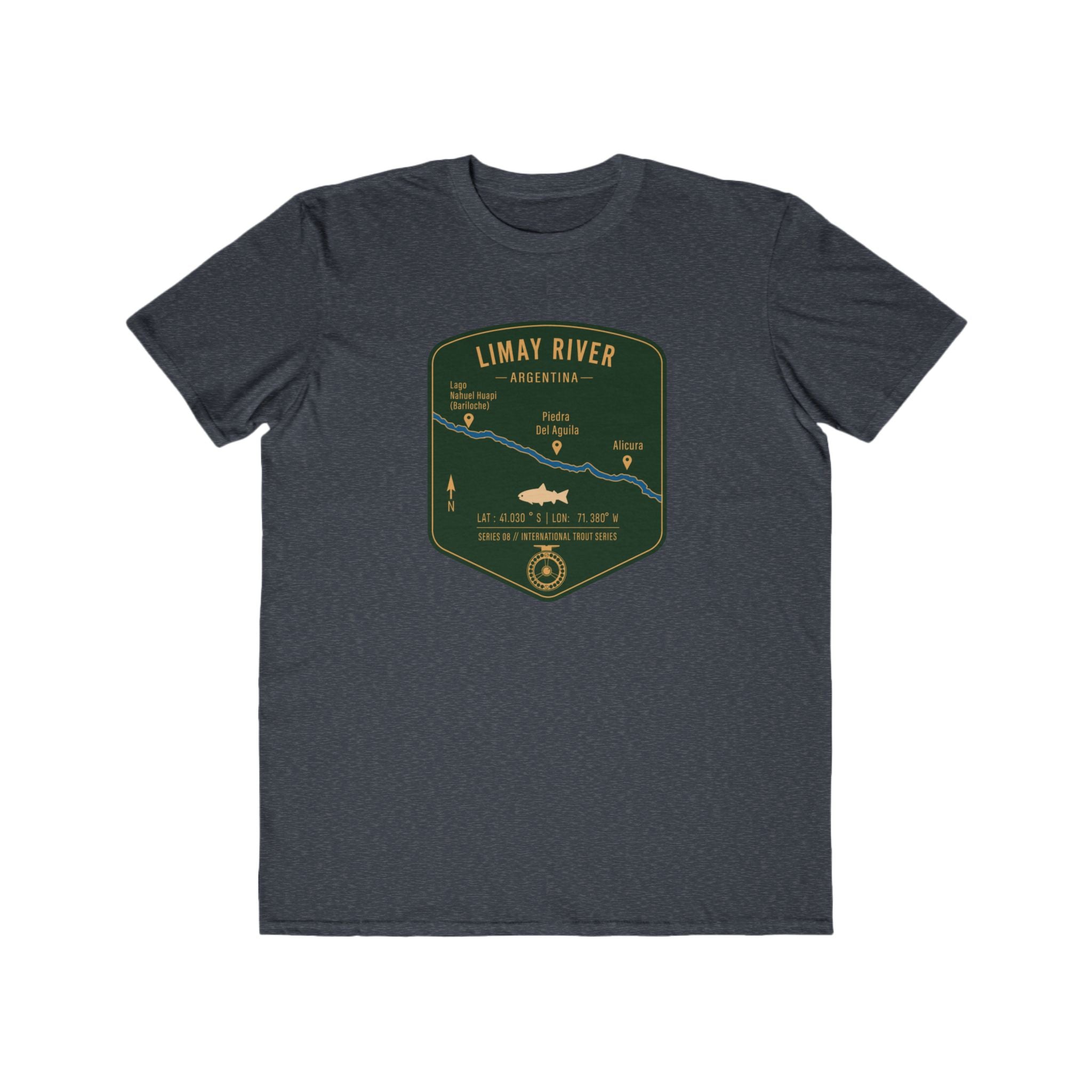 Global Series - Limay River Argentina Patch Tee | Trout Fly Rod Angler Shirt