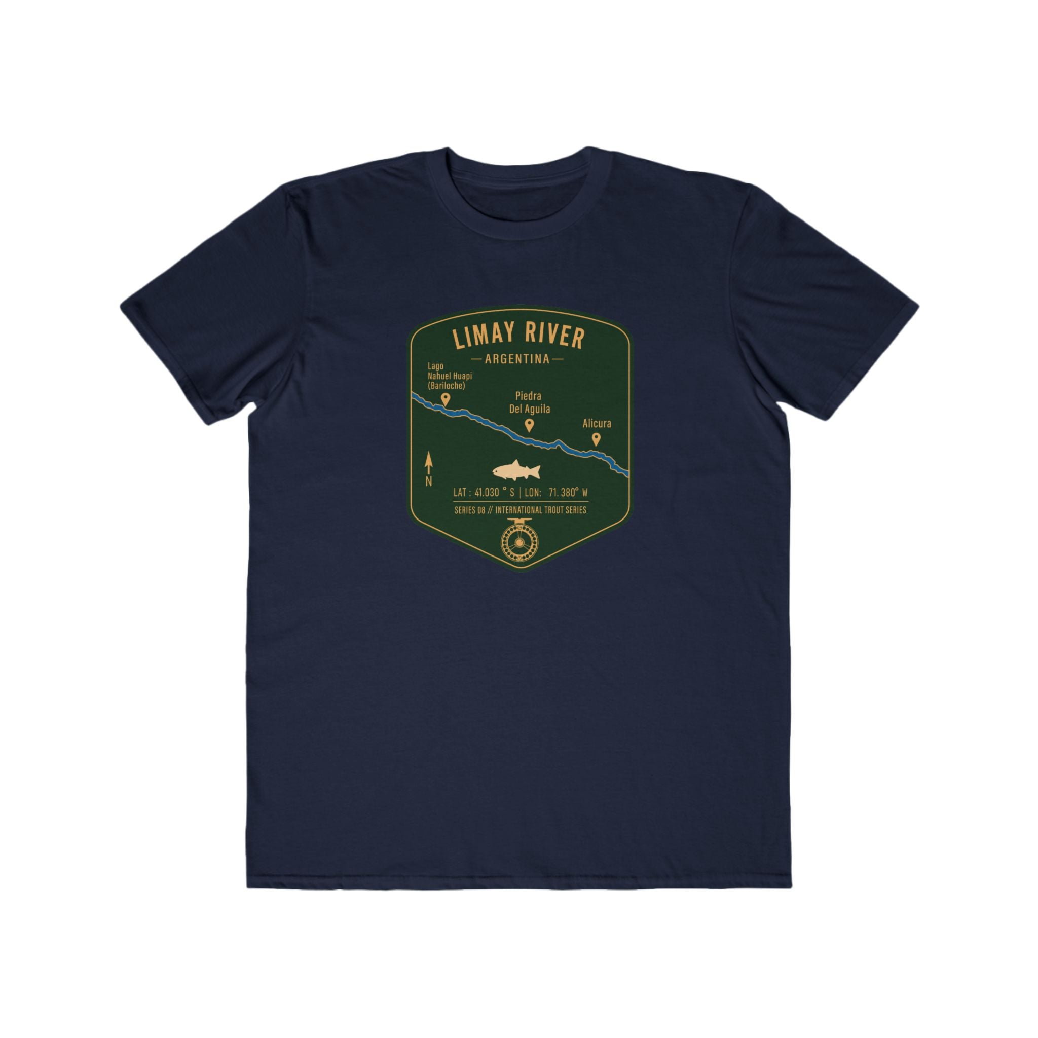 Global Series - Limay River Argentina Patch Tee | Trout Fly Rod Angler Shirt