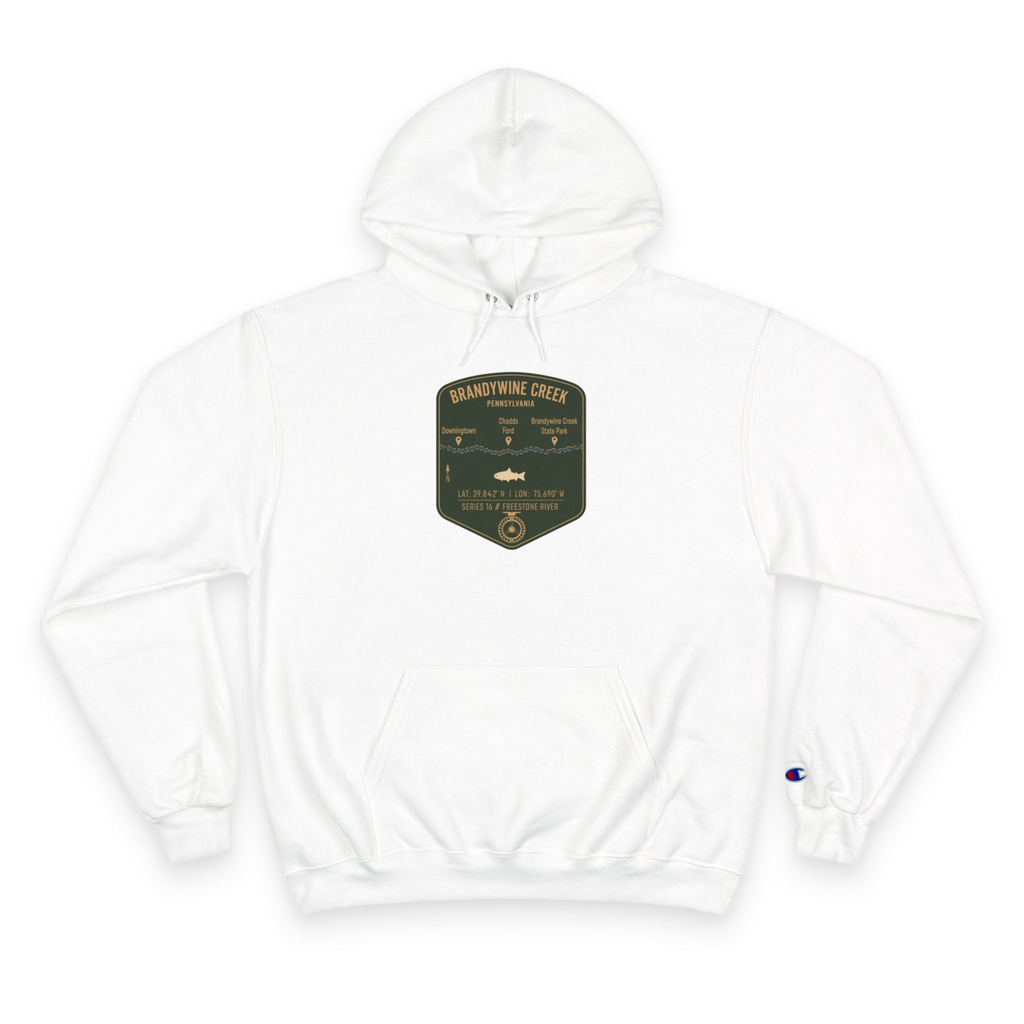 Brandywine Creek Patch Graphic Hoodie | Outdoor Adventure