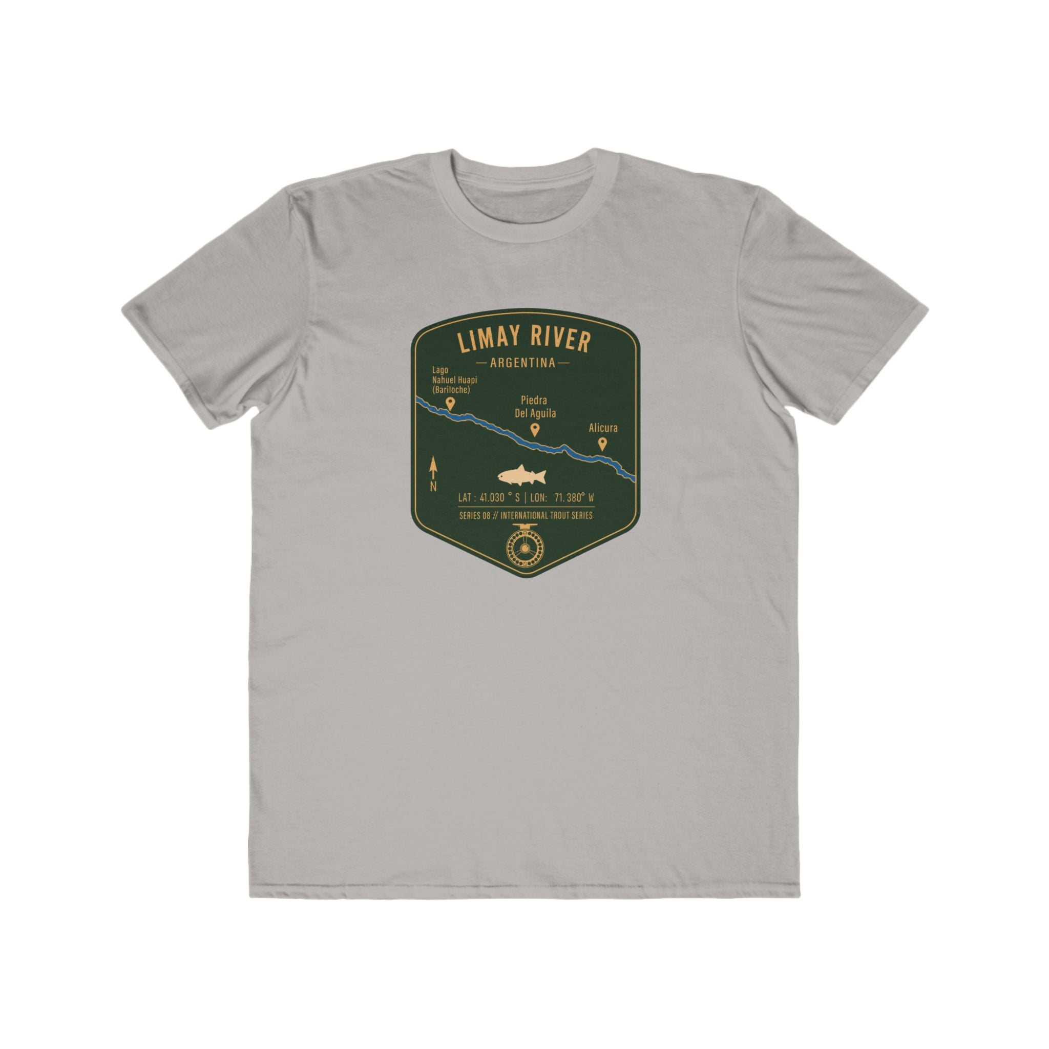 Global Series - Limay River Argentina Patch Tee | Trout Fly Rod Angler Shirt