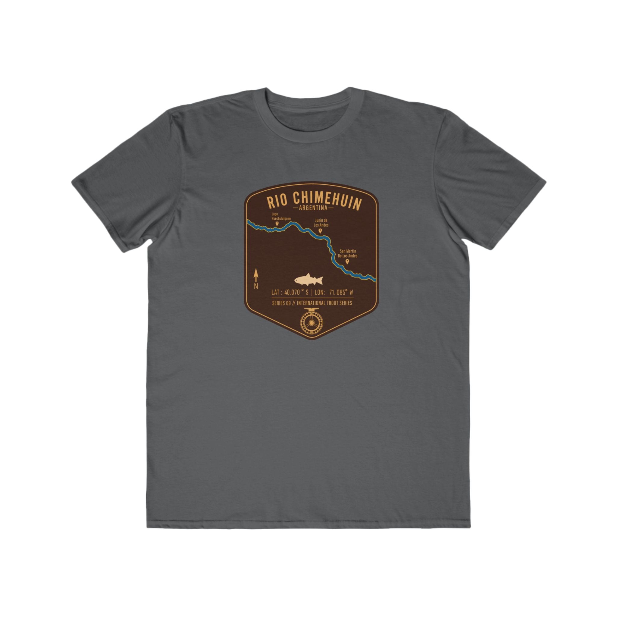 Global Series - Chimehuin River Argentina Patch Tee | Trout Fly Rod Angler Shirt