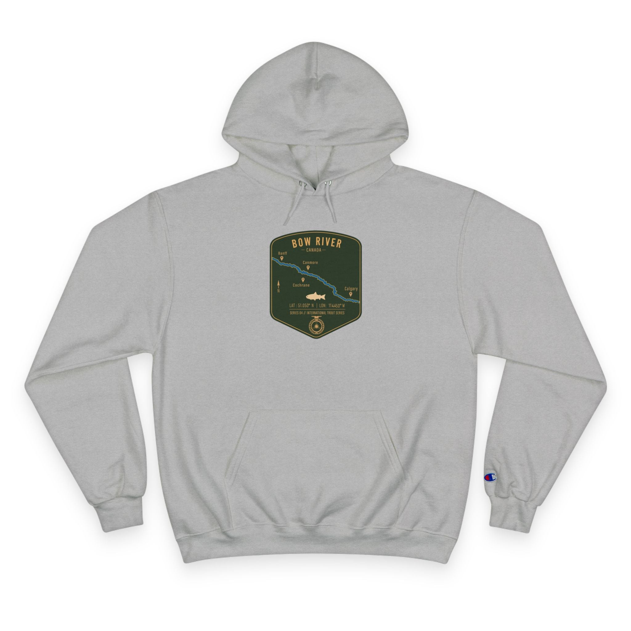 Global Series - Bow River Canada Patch Graphic Hoodie | Outdoor Adventure