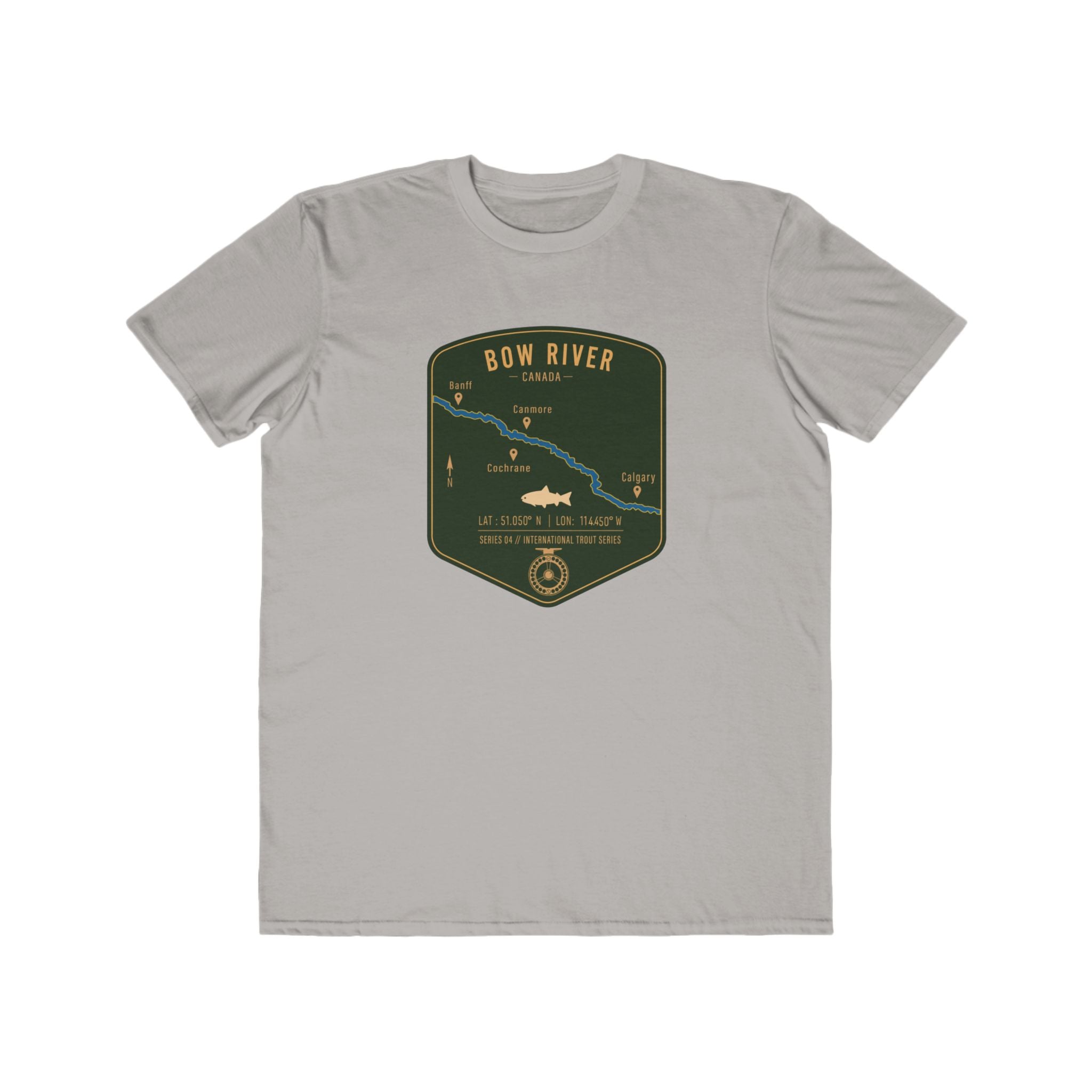 Global Series - Bow River Canada Patch Tee | Trout Fly Rod Angler Shirt