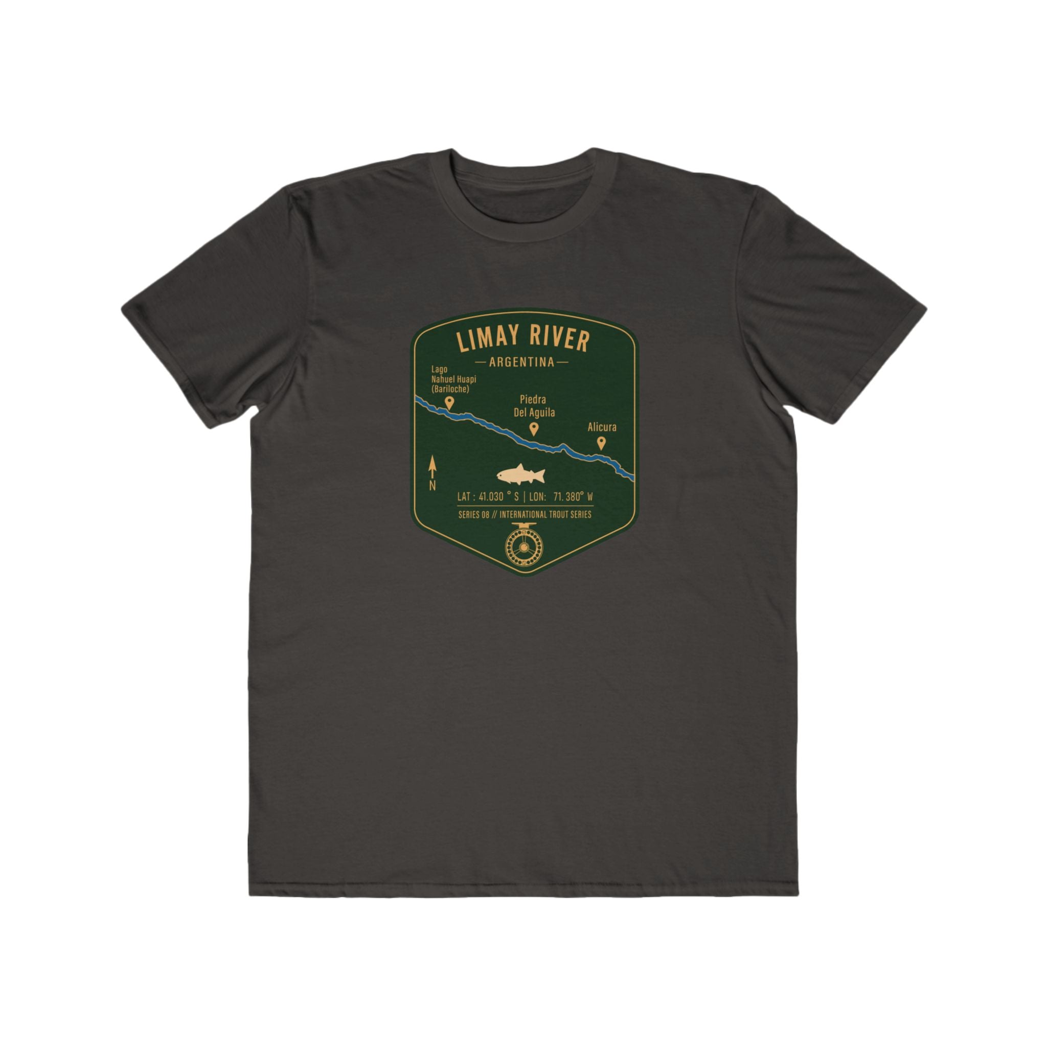 Global Series - Limay River Argentina Patch Tee | Trout Fly Rod Angler Shirt