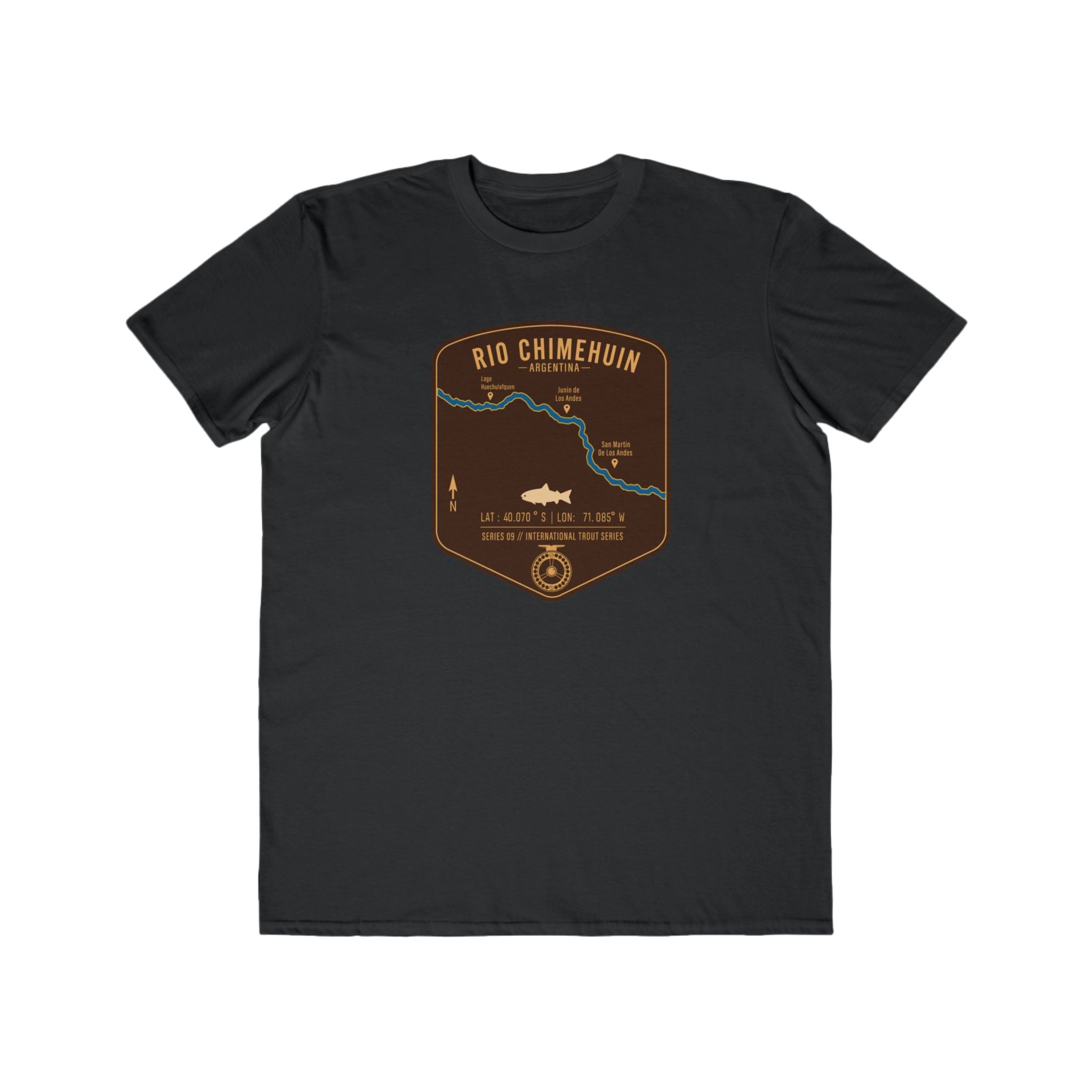 Global Series - Chimehuin River Argentina Patch Tee | Trout Fly Rod Angler Shirt