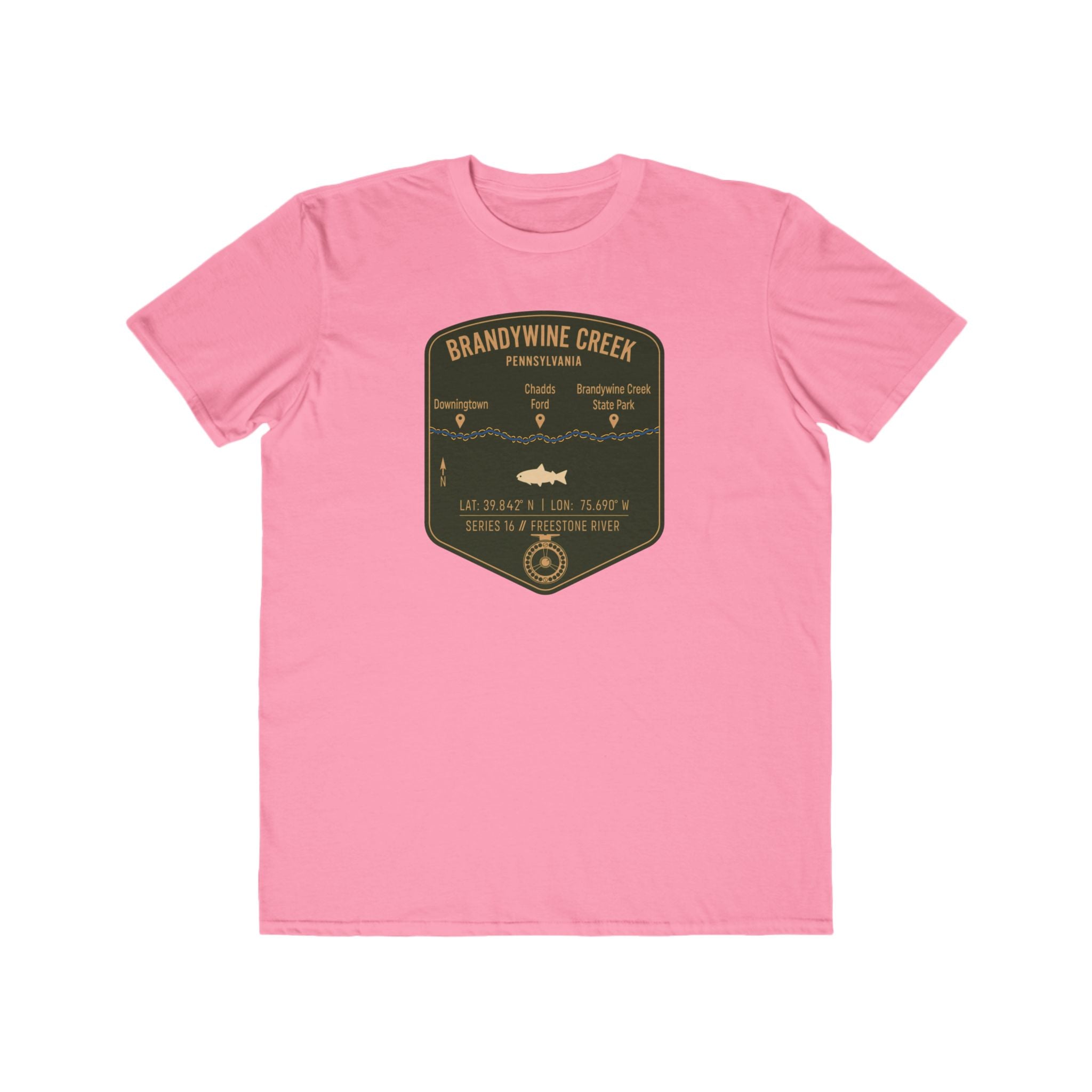 Brandywine Creek Fishing Patch Tee | Trout Fly Rod Angler Shirt
