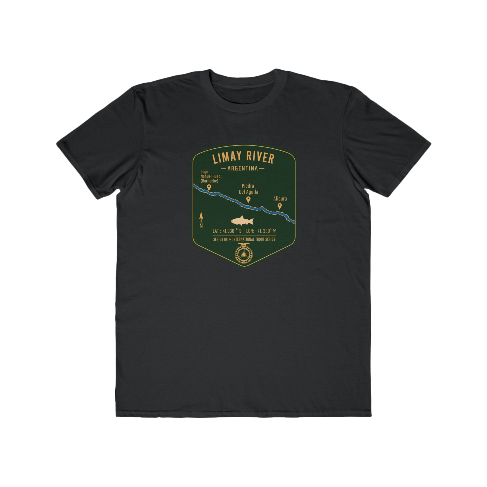 Global Series - Limay River Argentina Patch Tee | Trout Fly Rod Angler Shirt