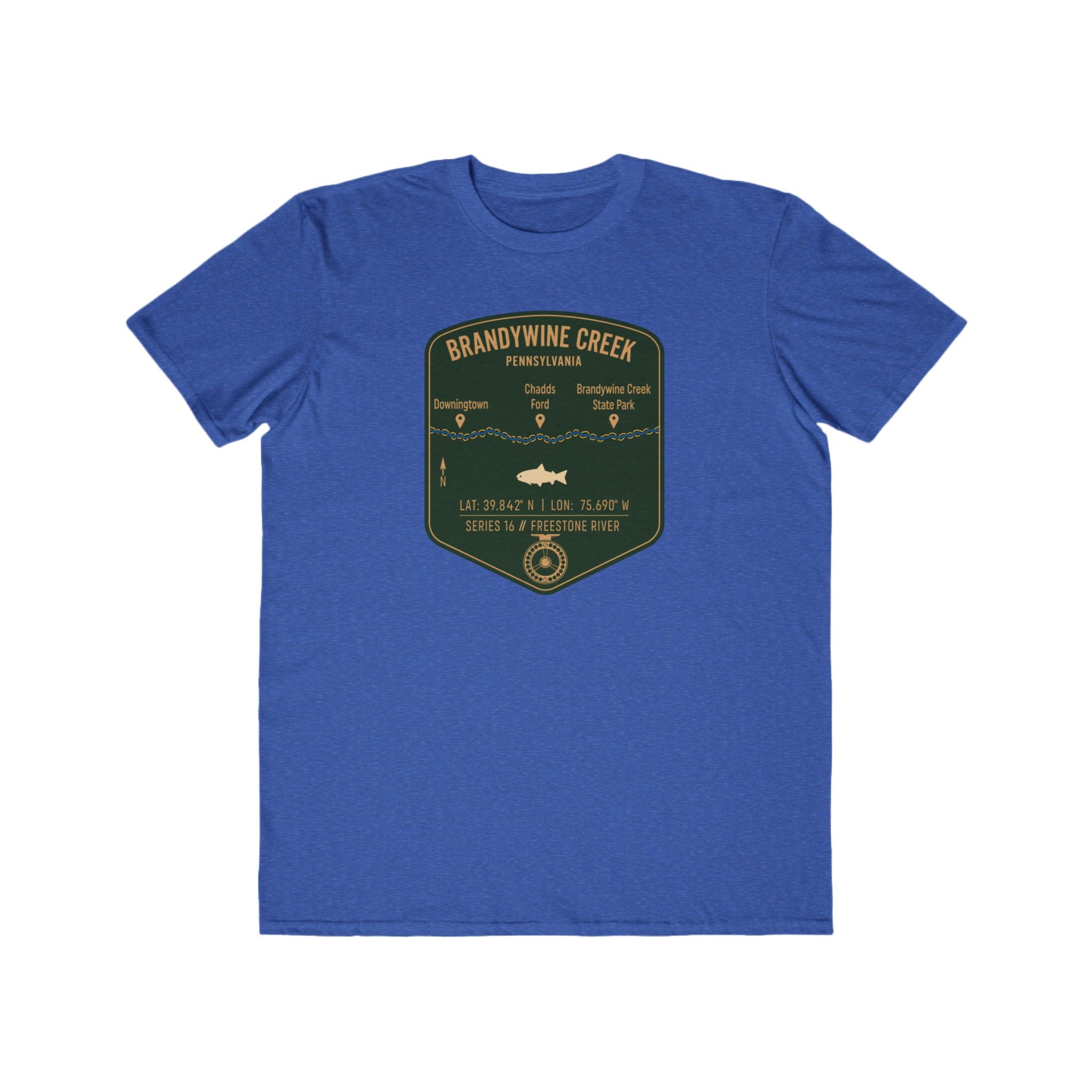 Brandywine Creek Fishing Patch Tee | Trout Fly Rod Angler Shirt