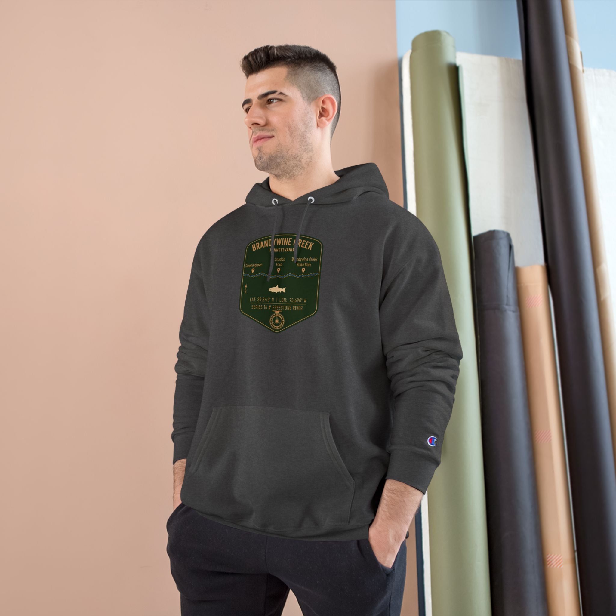 Brandywine Creek Patch Graphic Hoodie | Outdoor Adventure