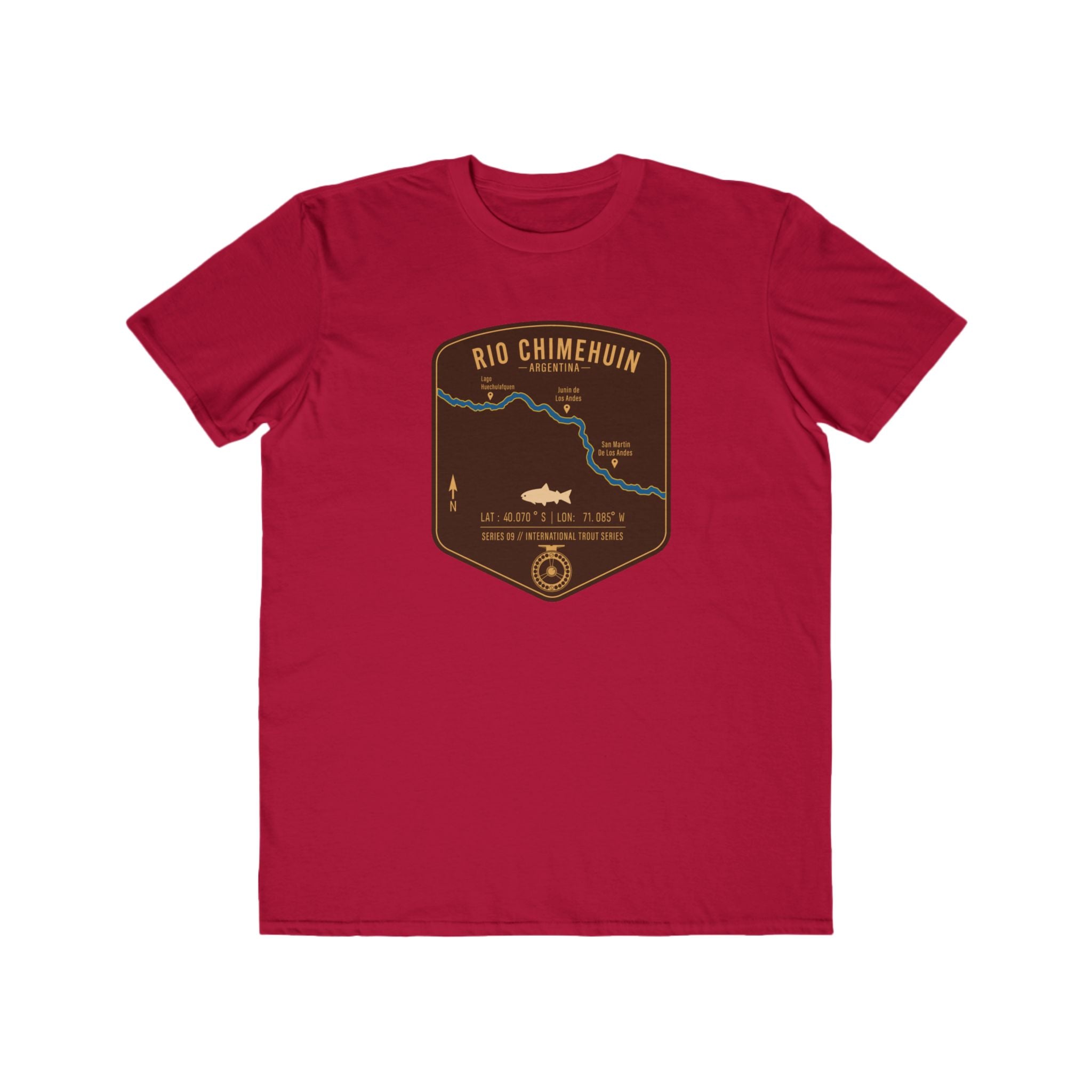 Global Series - Chimehuin River Argentina Patch Tee | Trout Fly Rod Angler Shirt