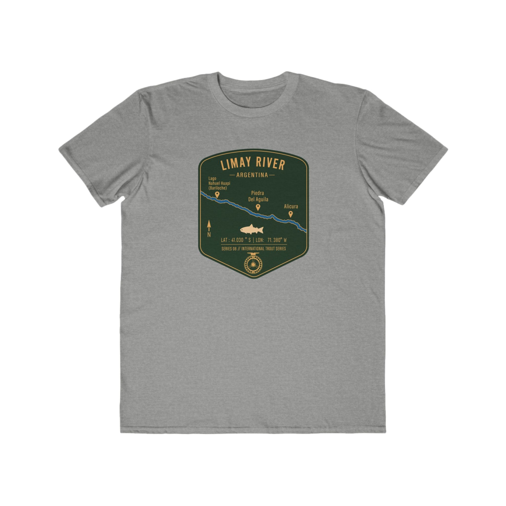 Global Series - Limay River Argentina Patch Tee | Trout Fly Rod Angler Shirt